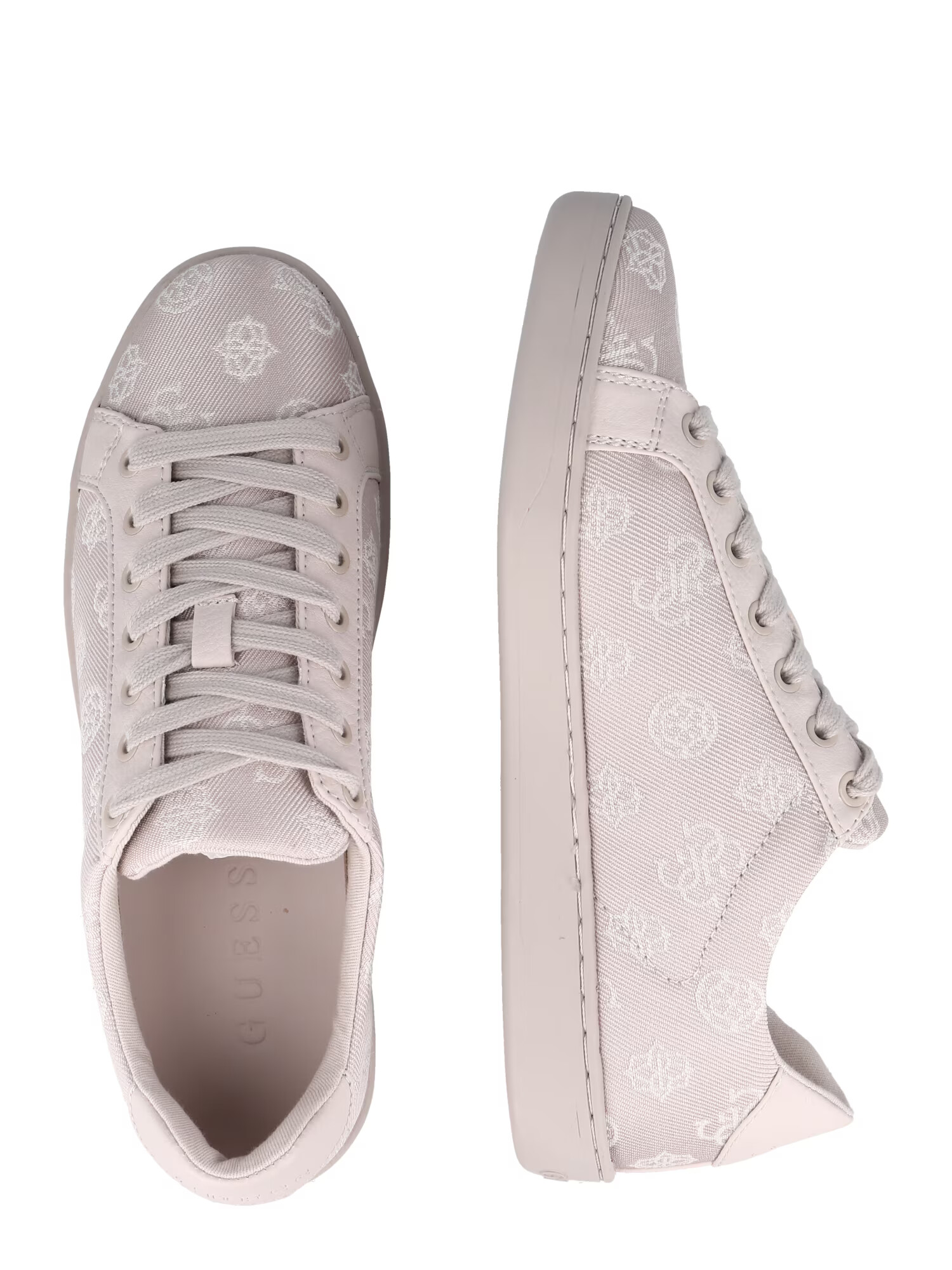 GUESS Sneaker low 'JESSHE4' nisipiu / alb - Pled.ro