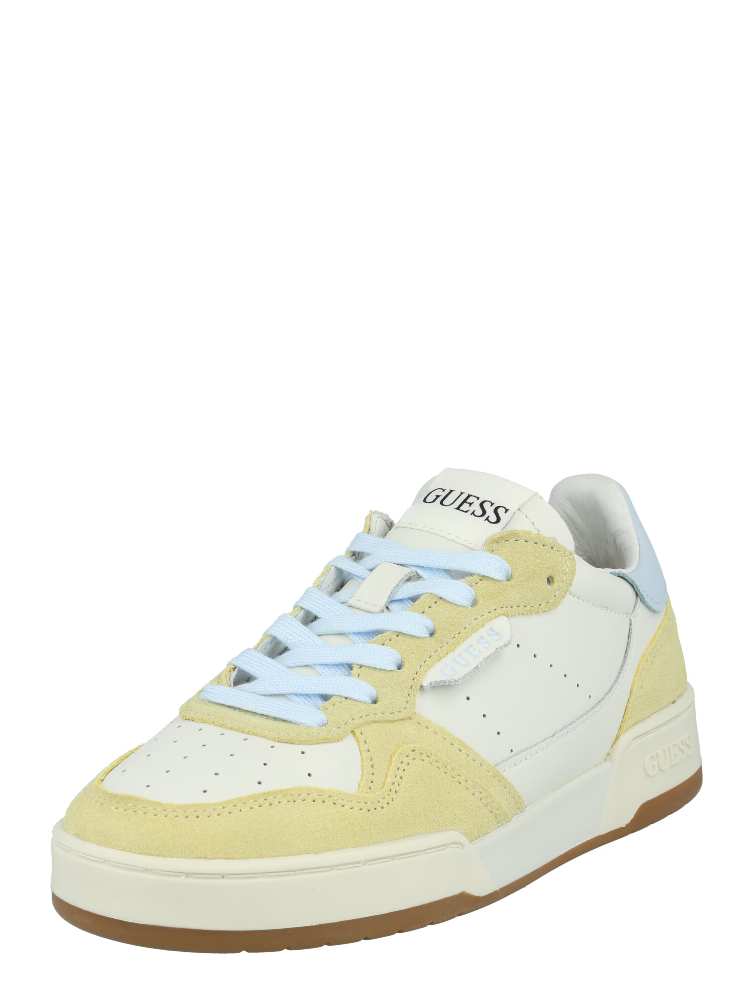 GUESS Sneaker low 'JINNY' albastru deschis / galben lămâie / alb - Pled.ro