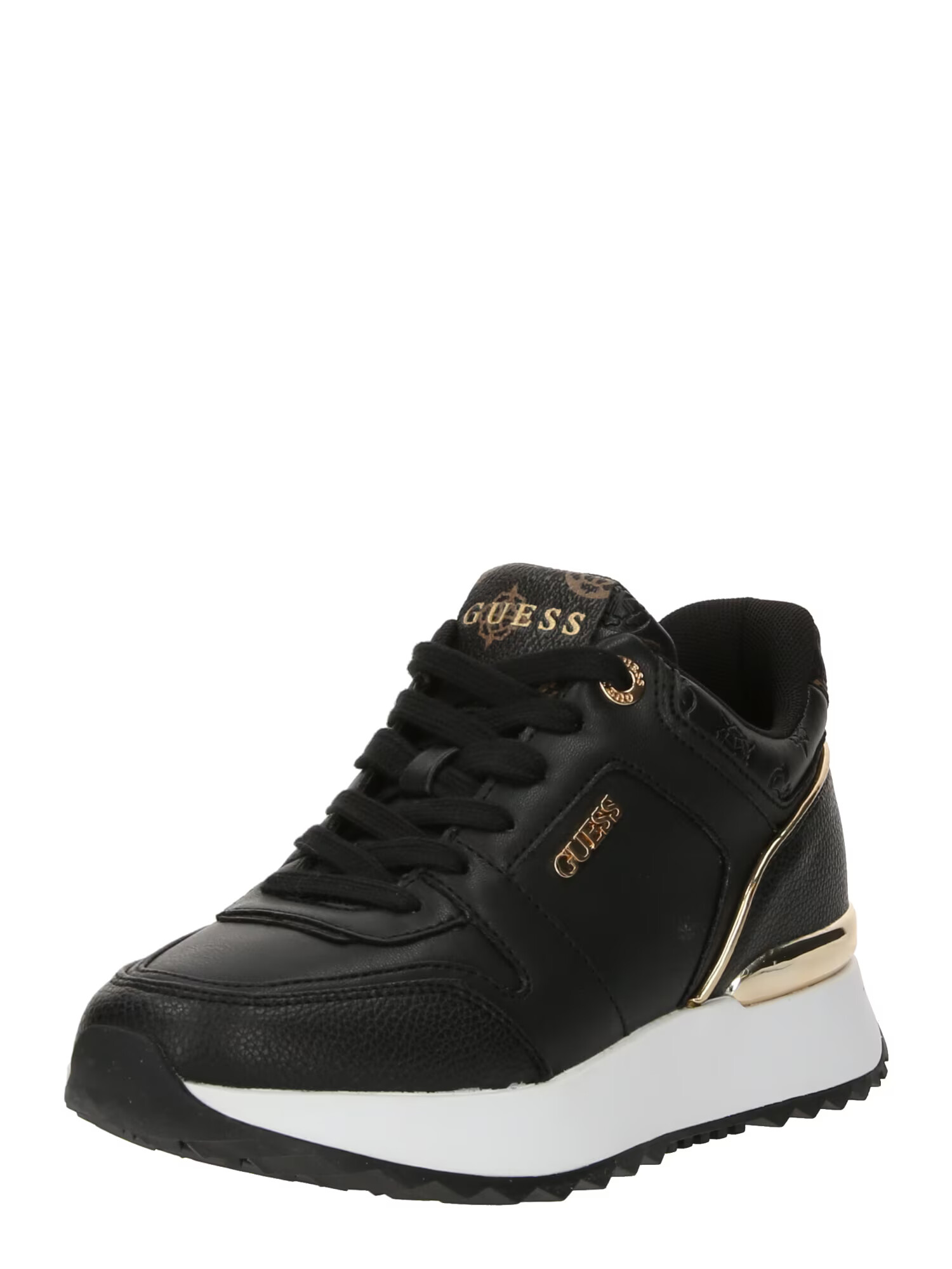 GUESS Sneaker low 'KADDY' auriu / negru - Pled.ro