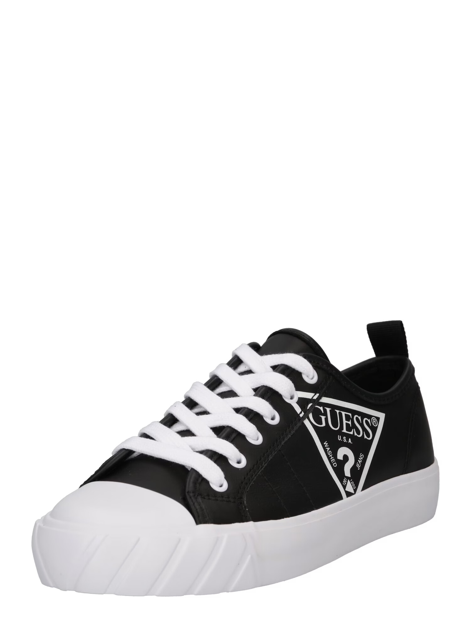 GUESS Sneaker low 'Kerrie' negru / alb - Pled.ro