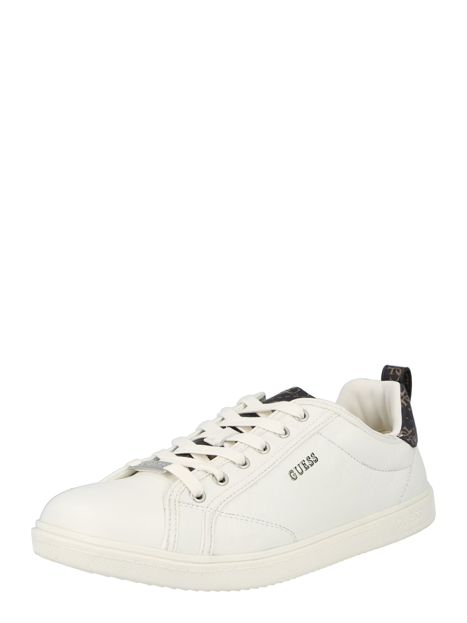 GUESS Sneaker low 'Laguna II' maro închis / alb - Pled.ro