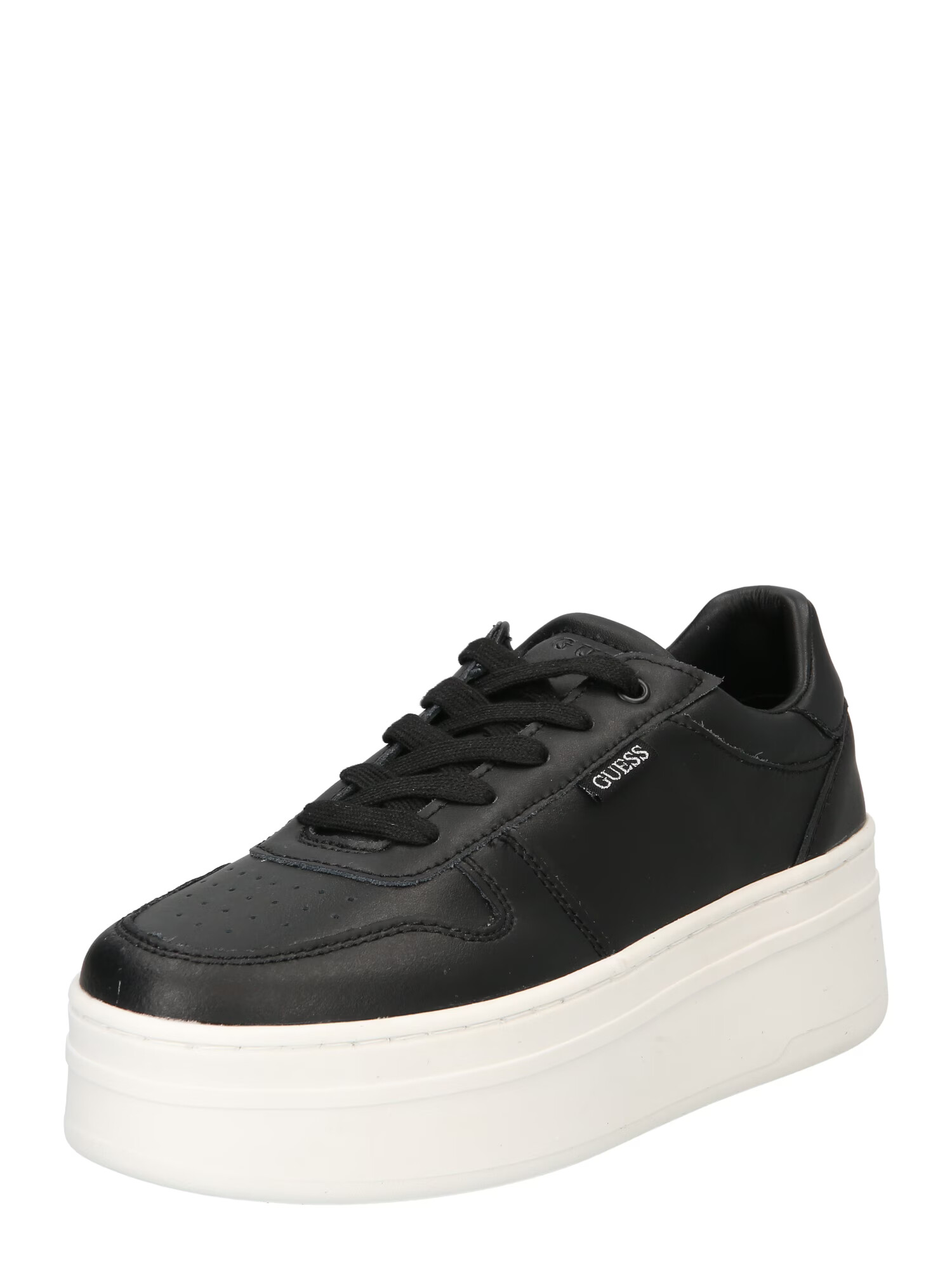 GUESS Sneaker low 'Lifet' negru / alb - Pled.ro