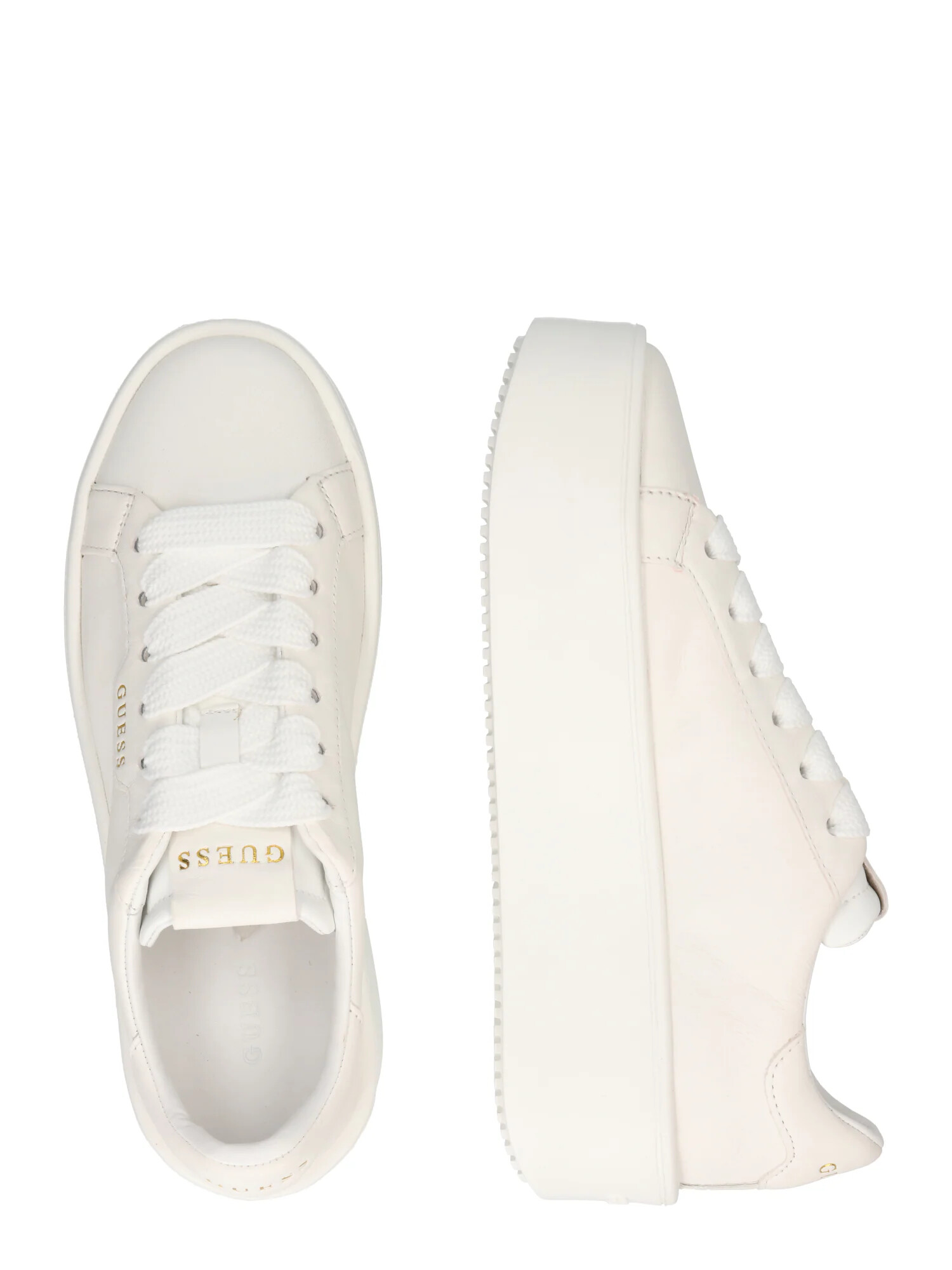 GUESS Sneaker low 'Marilyn' auriu / alb - Pled.ro