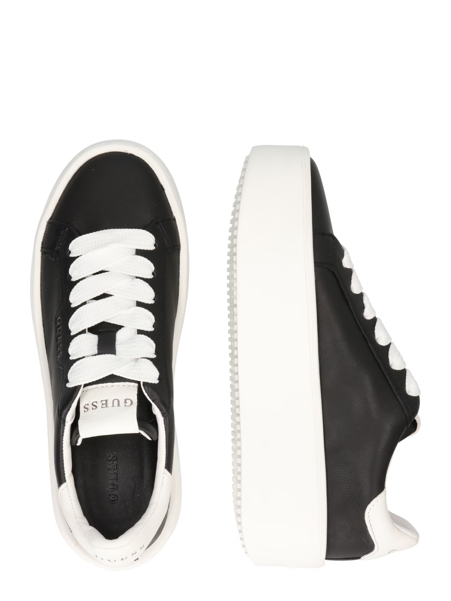 GUESS Sneaker low 'MARILYN' negru / alb - Pled.ro