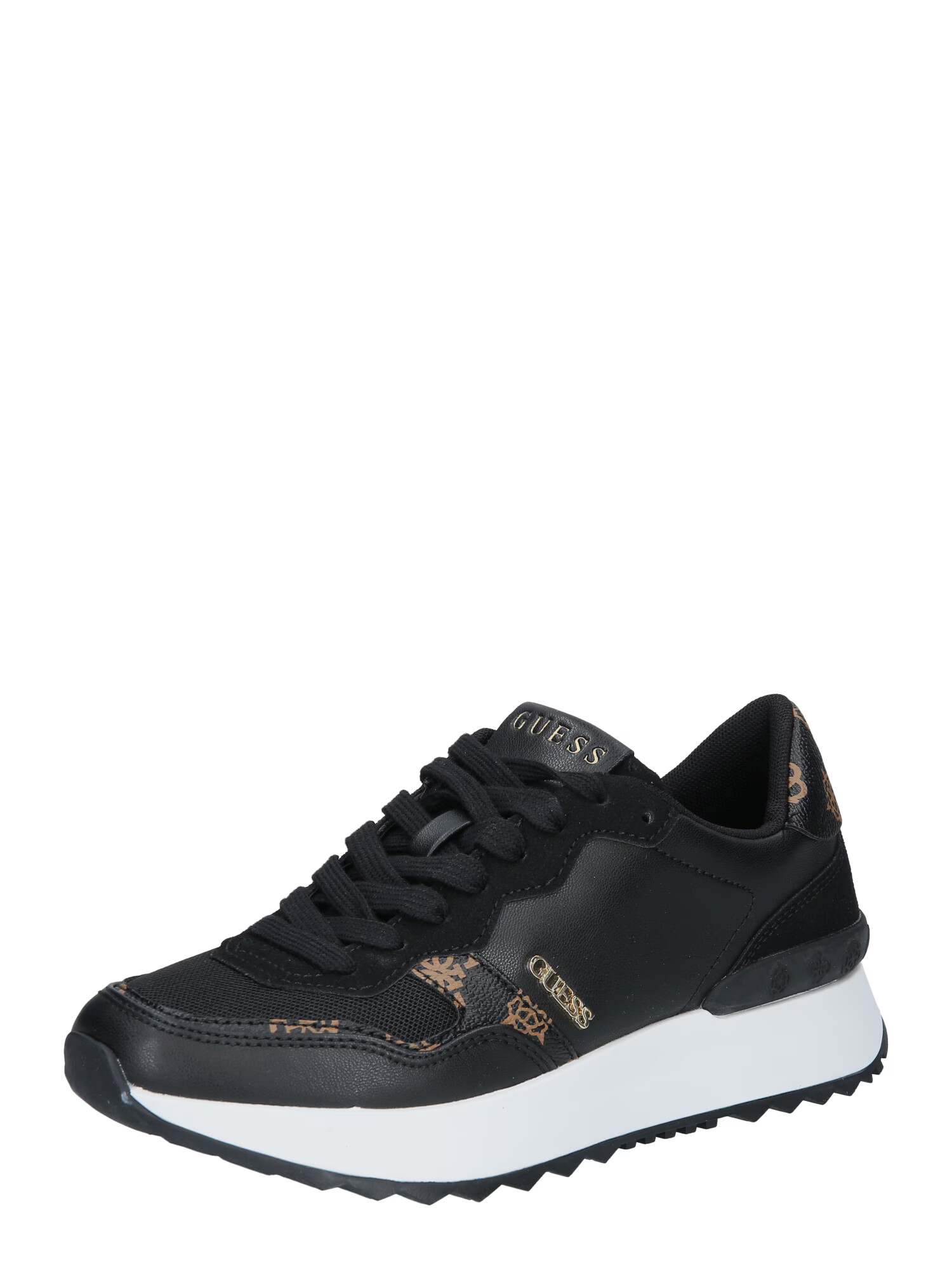 GUESS Sneaker low maro deschis / negru - Pled.ro