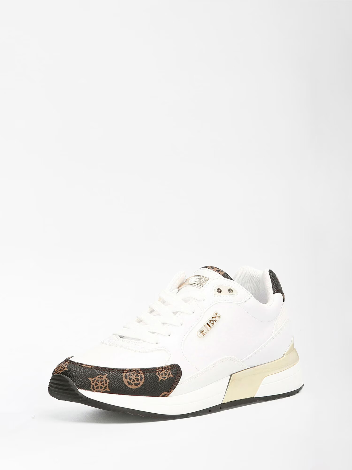 GUESS Sneaker low maro / maro închis / alb - Pled.ro