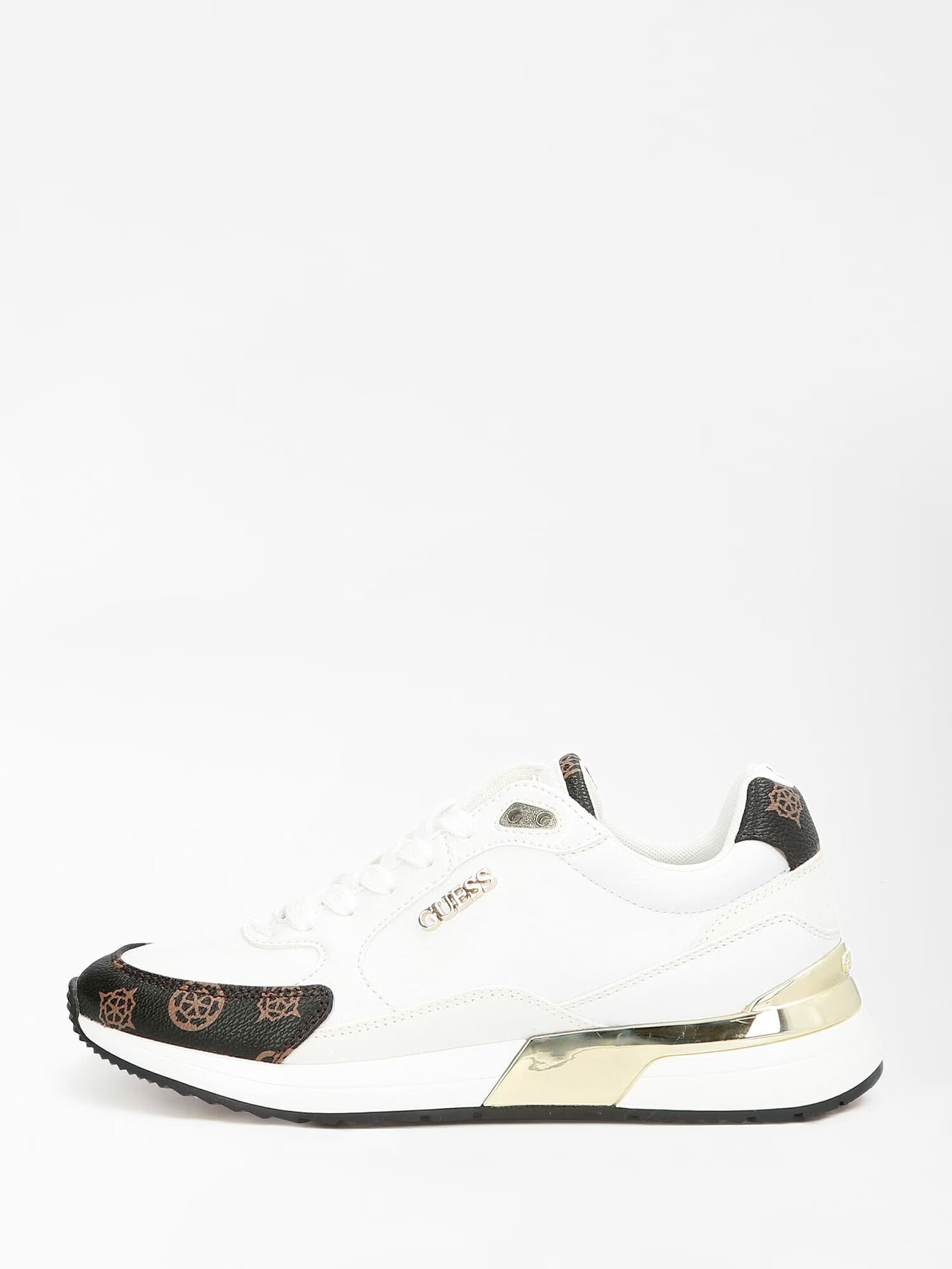 GUESS Sneaker low maro / maro închis / alb - Pled.ro