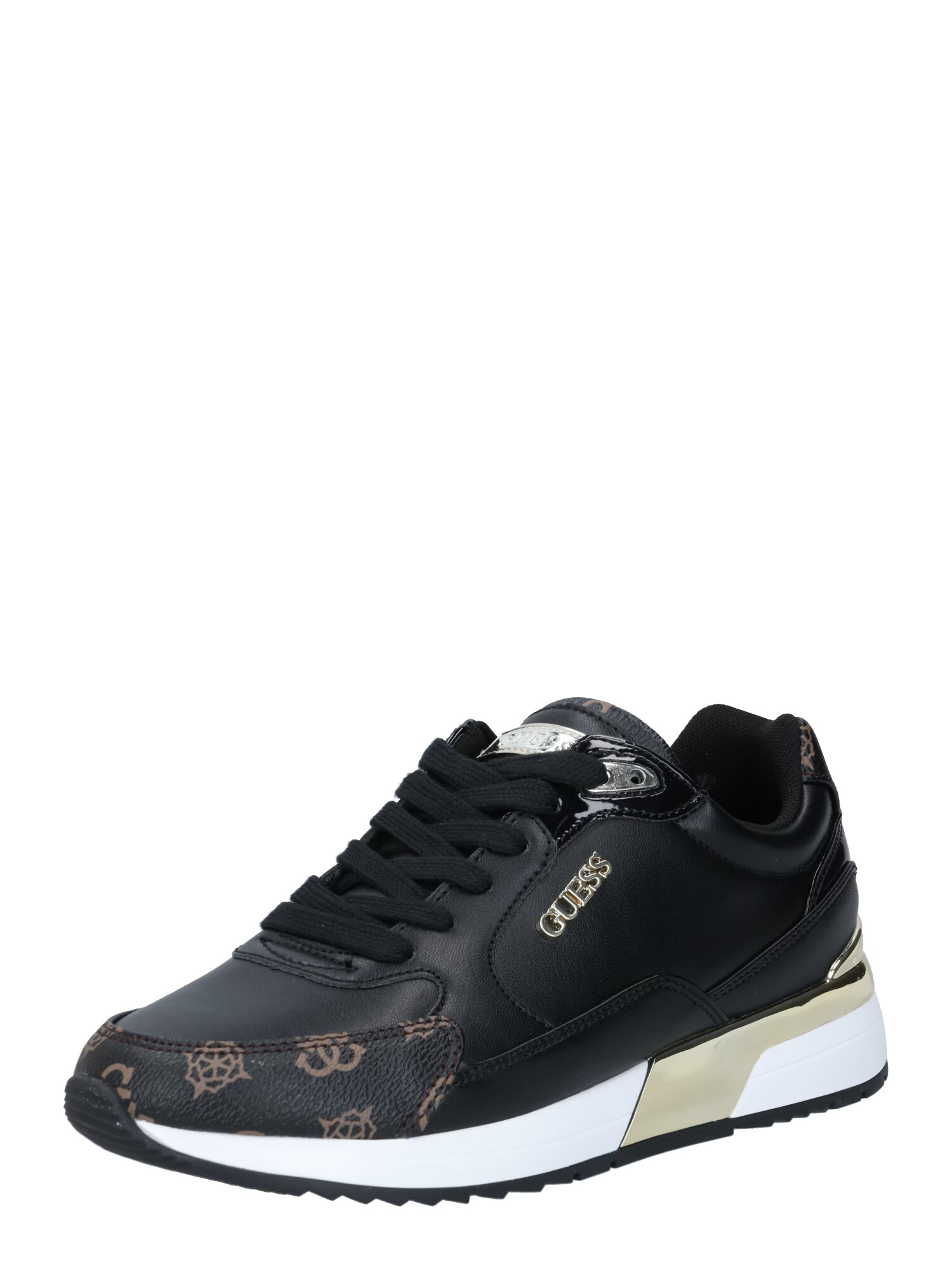 GUESS Sneaker low maro / auriu / negru - Pled.ro