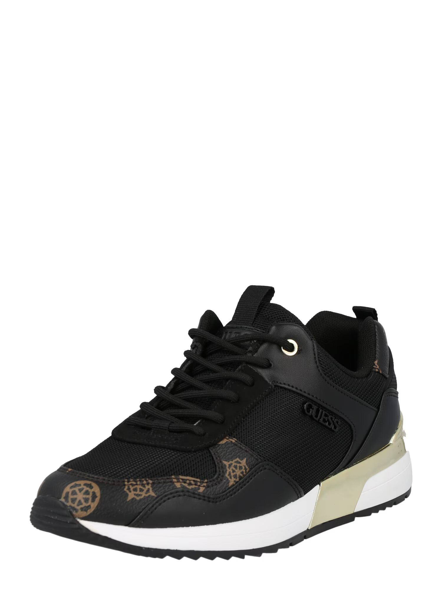 GUESS Sneaker low 'METZ' maro / negru - Pled.ro