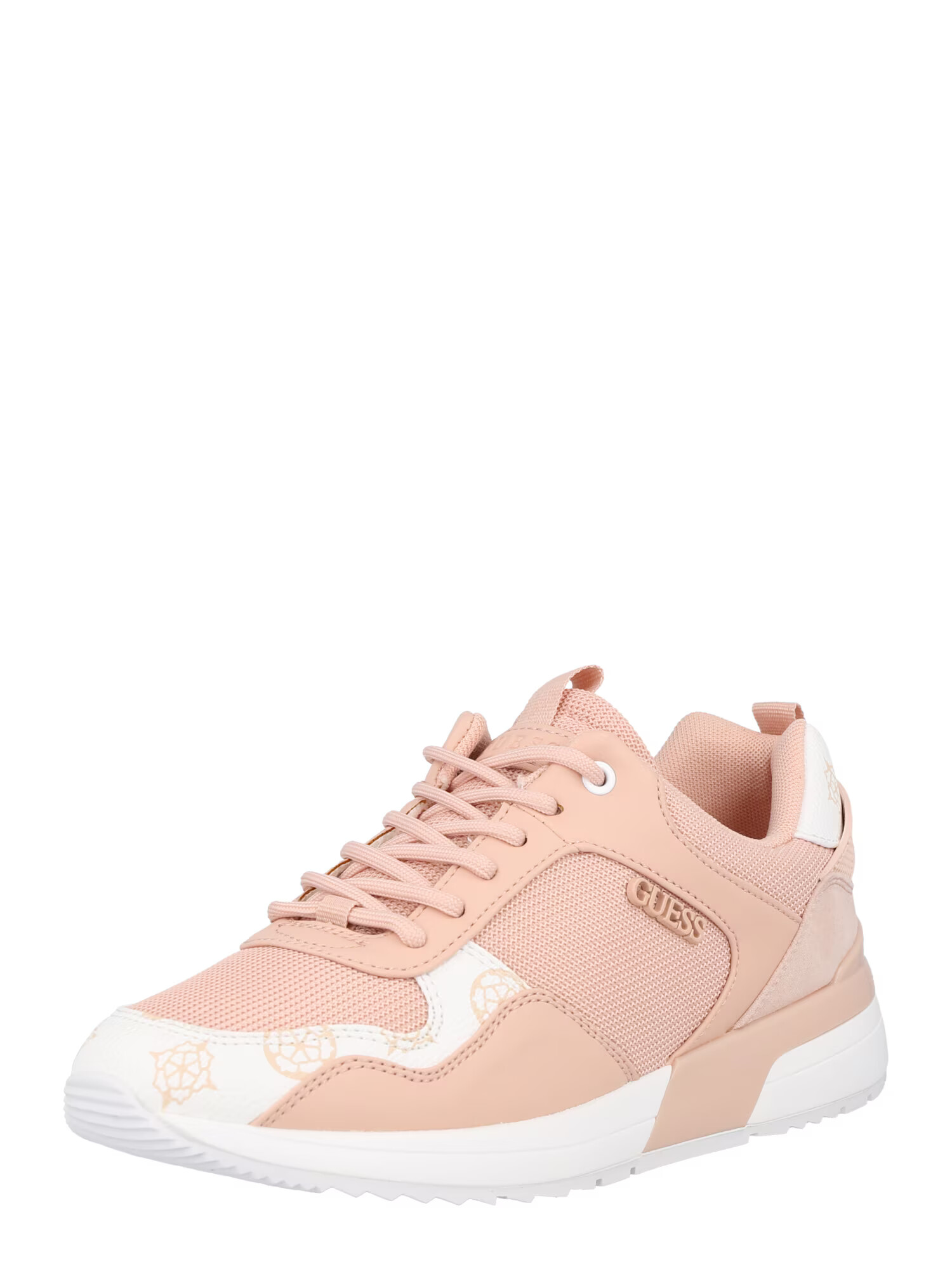 GUESS Sneaker low 'METZ' roz deschis / alb - Pled.ro