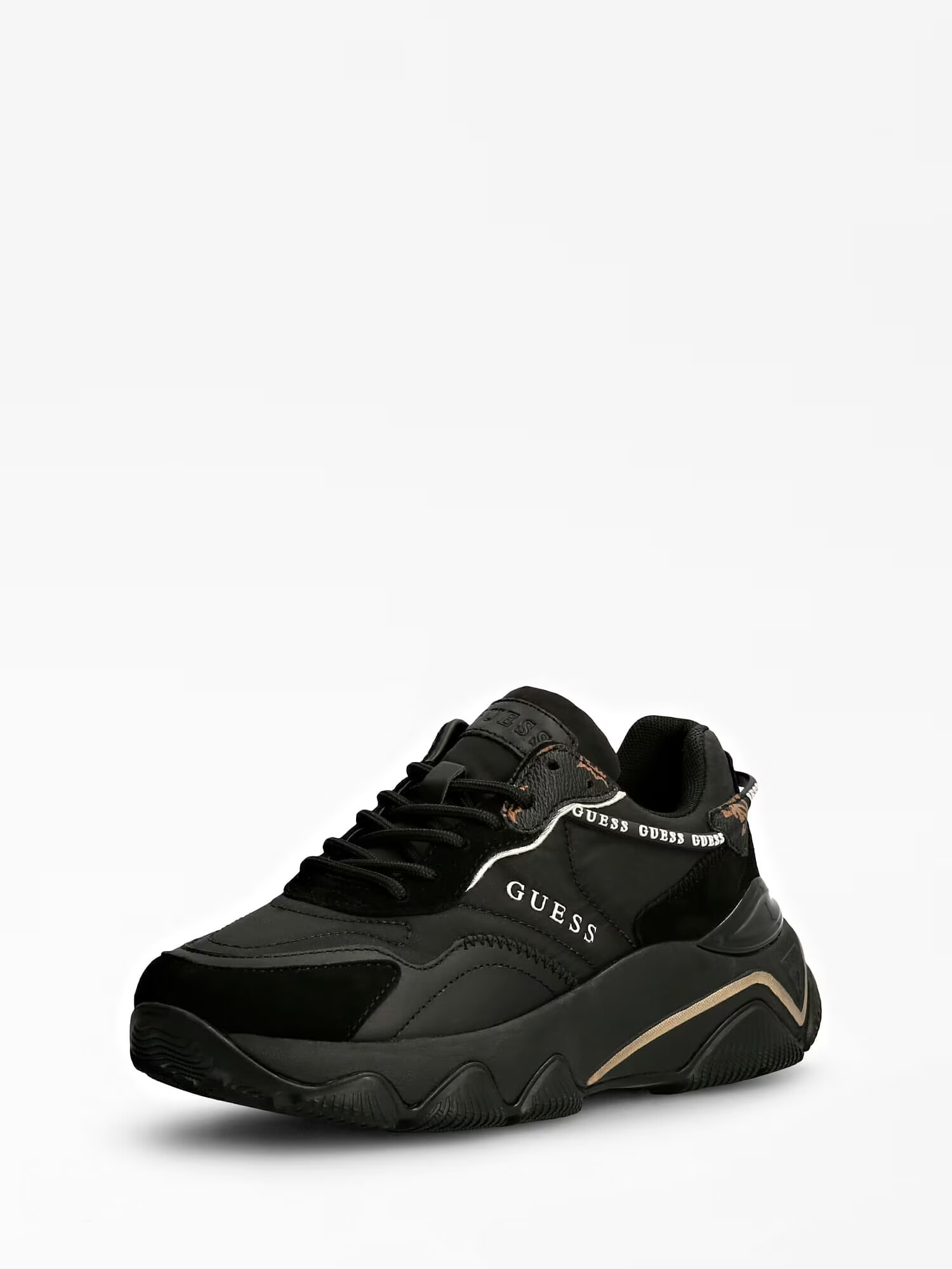 GUESS Sneaker low 'MICOLA' bej / negru / alb - Pled.ro