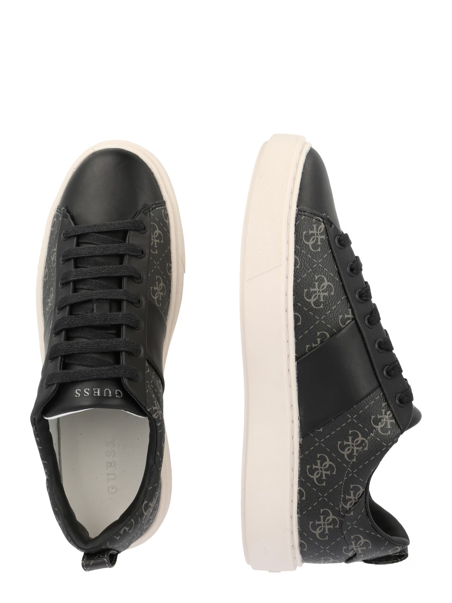 GUESS Sneaker low 'NEW VICE' gri piatră / negru - Pled.ro