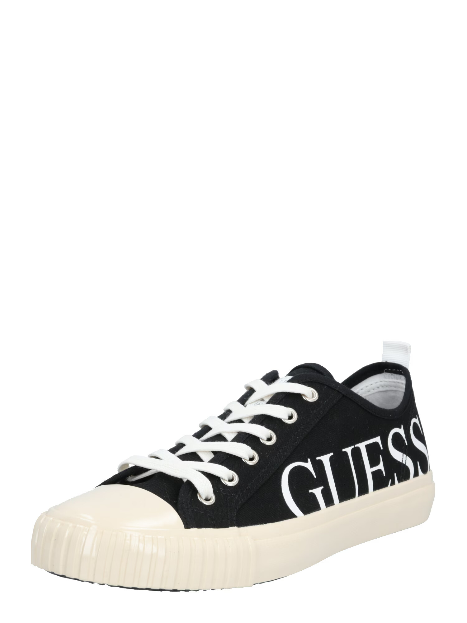 GUESS Sneaker low 'New Winners' negru / alb - Pled.ro