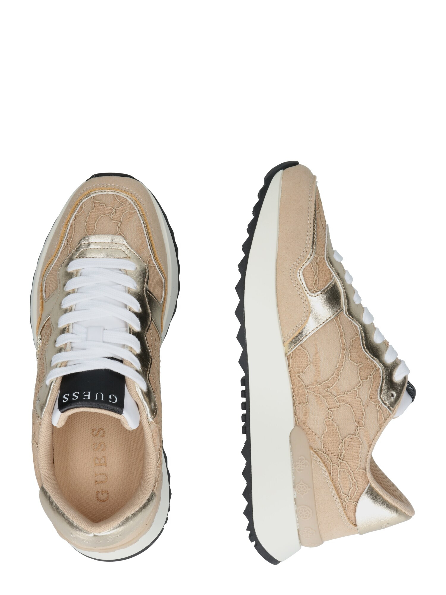 GUESS Sneaker low nisipiu / auriu / argintiu - Pled.ro