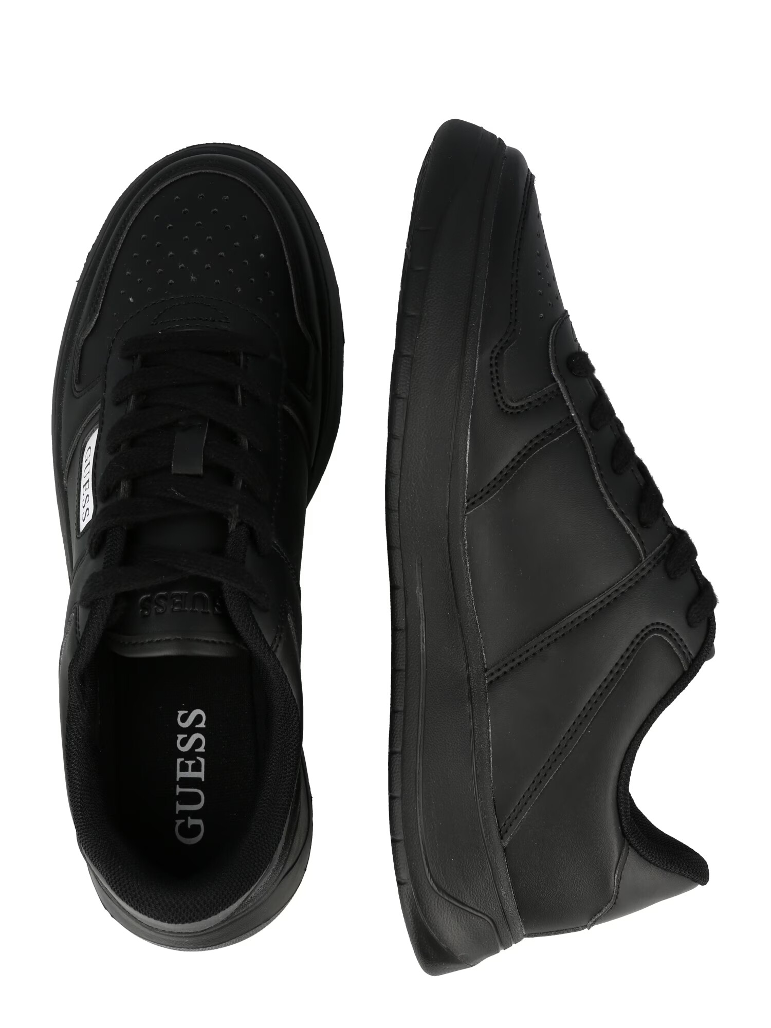 GUESS Sneaker low 'PONTE' negru / alb - Pled.ro