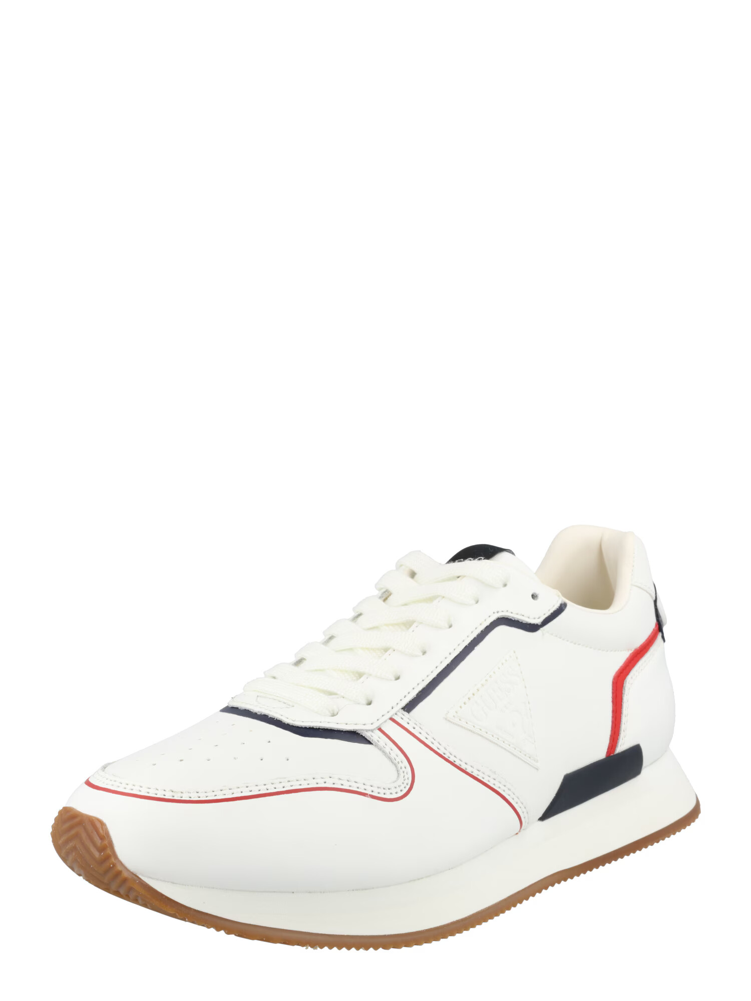 GUESS Sneaker low 'POTENZA' bleumarin / roșu / alb murdar - Pled.ro