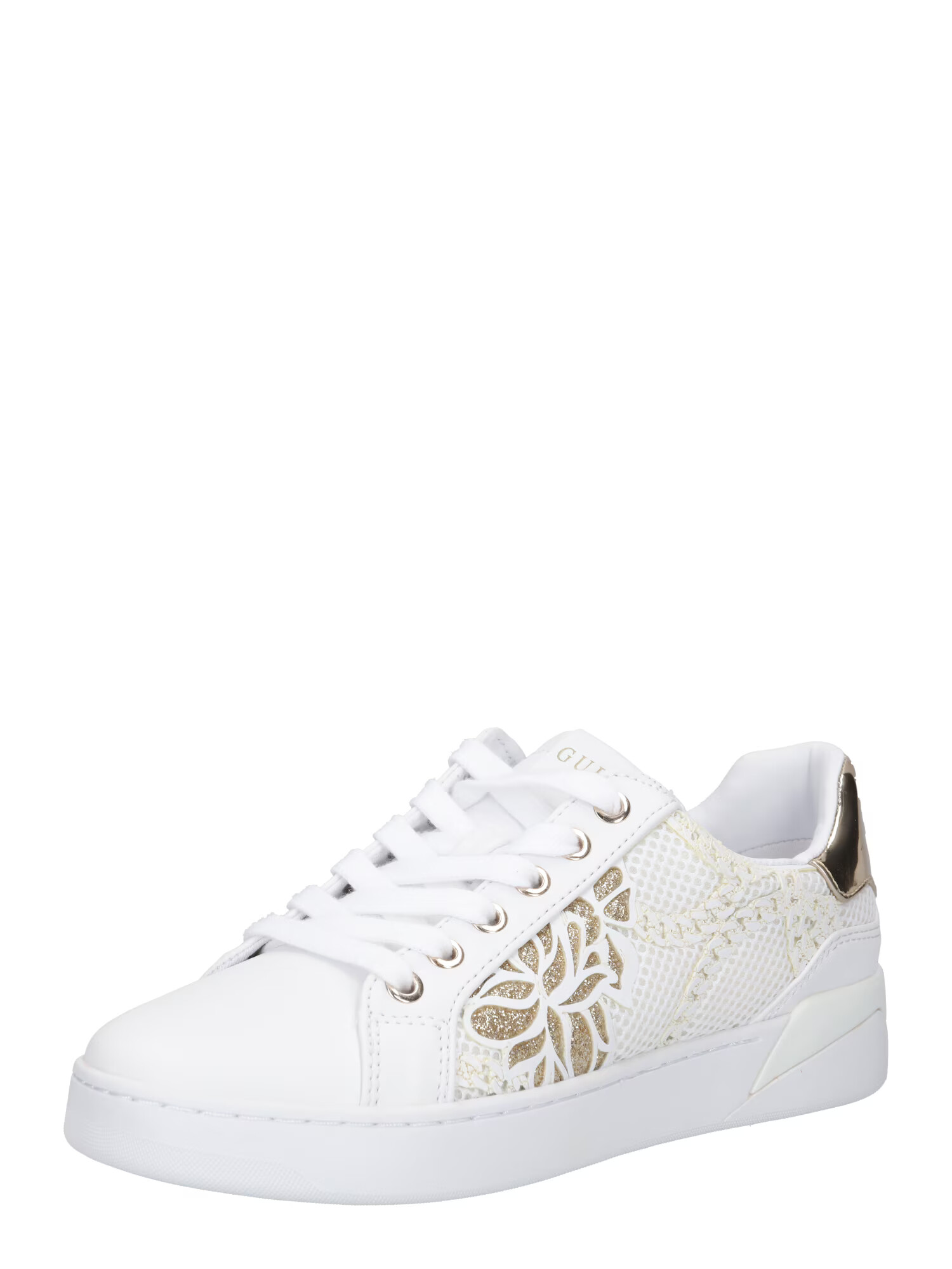 GUESS Sneaker low 'REFRESH2' auriu / alb - Pled.ro