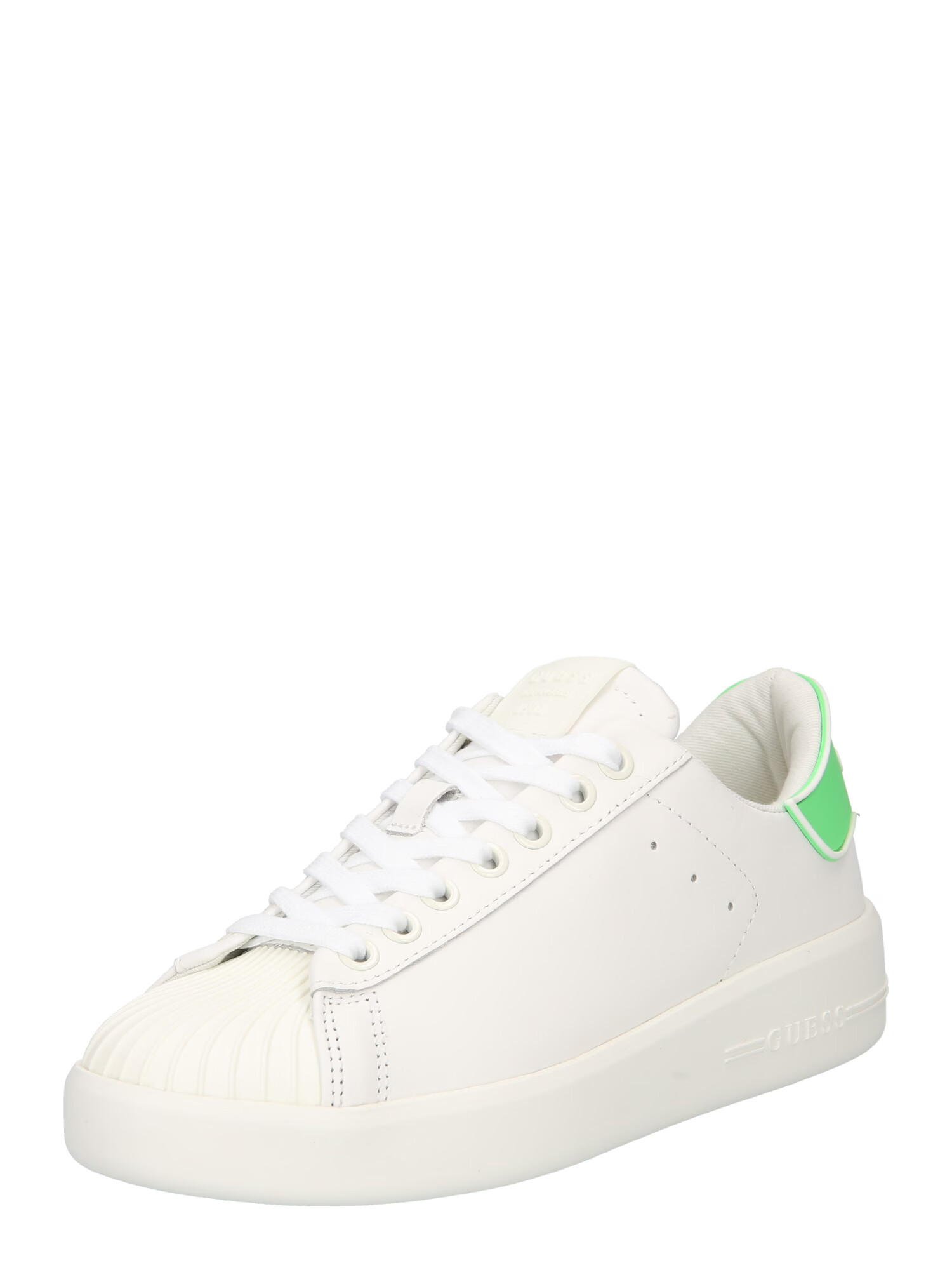 GUESS Sneaker low 'ROCKIES6' verde deschis / alb - Pled.ro