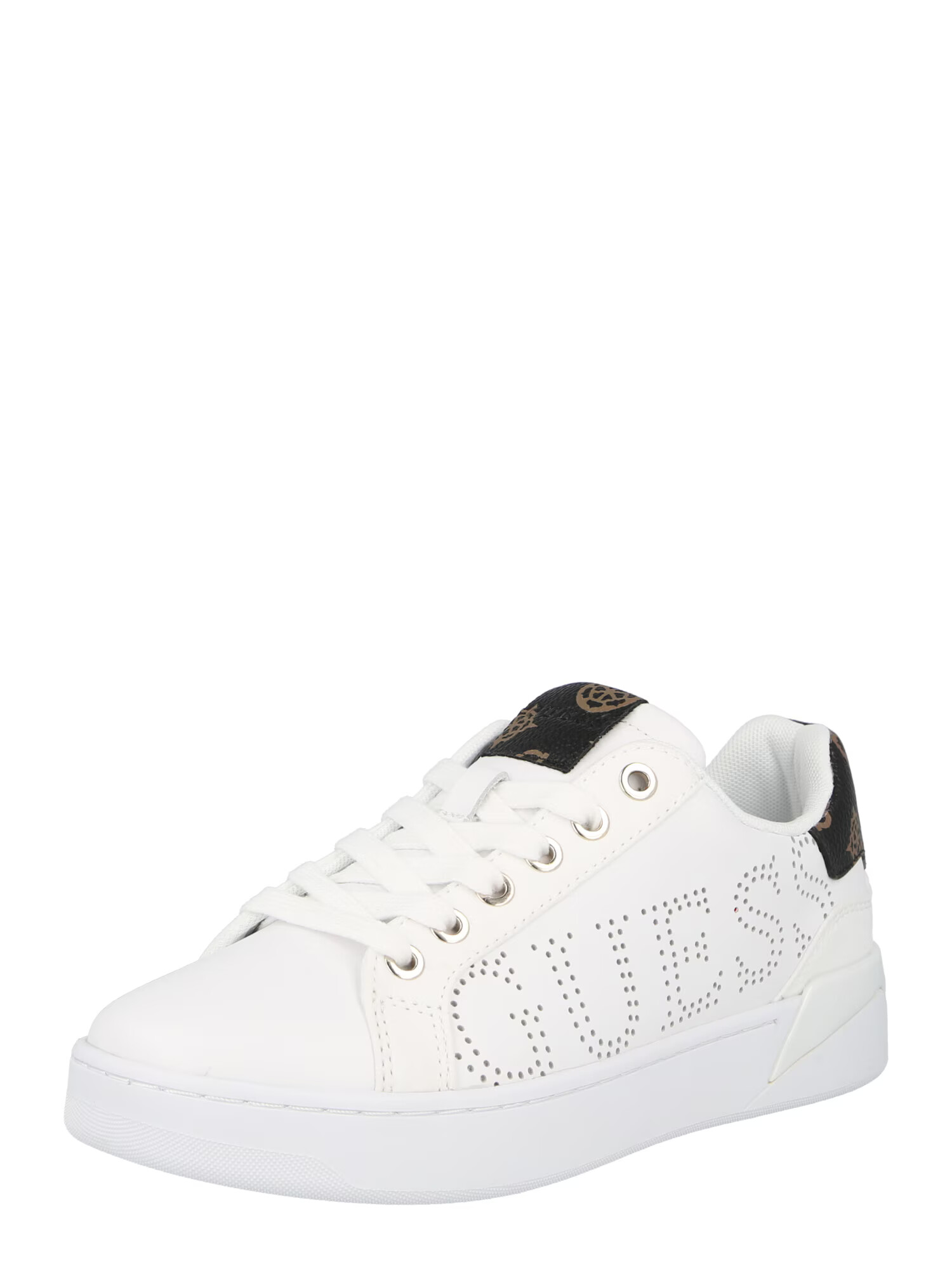 GUESS Sneaker low 'Roria' bej deschis / negru / alb - Pled.ro