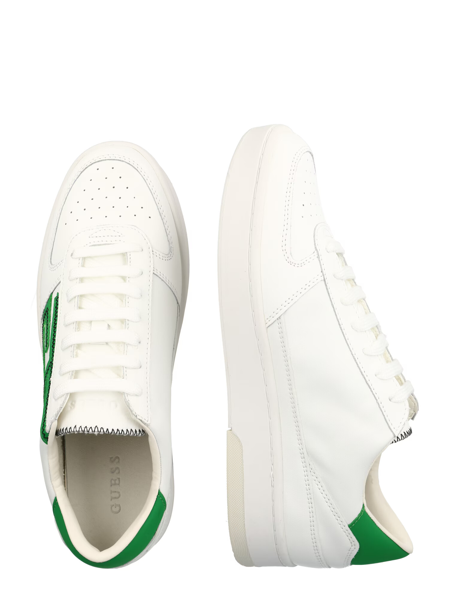 GUESS Sneaker low 'SILEA' verde iarbă / negru / alb - Pled.ro