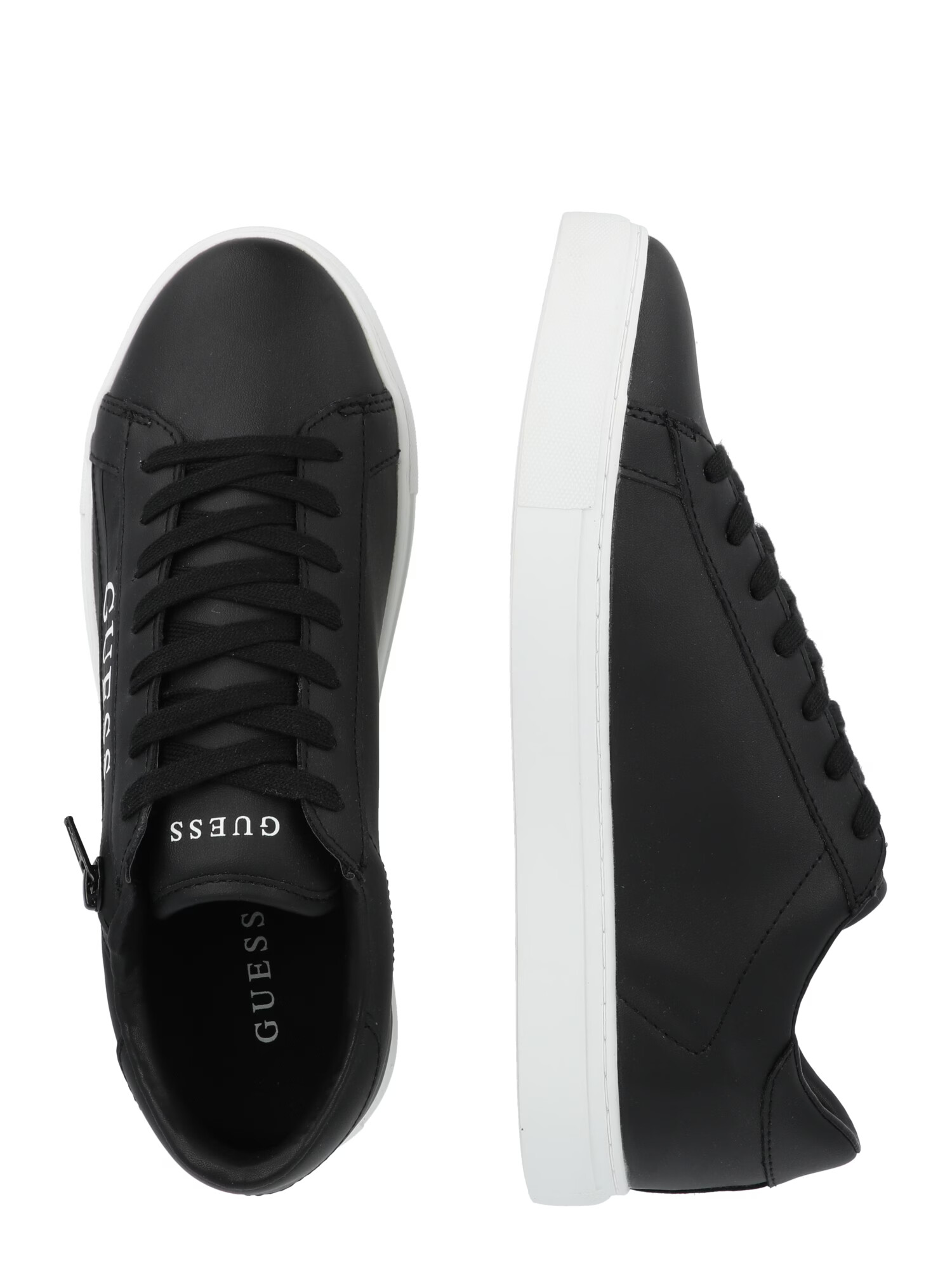 GUESS Sneaker low 'TODI IIK' negru / alb - Pled.ro