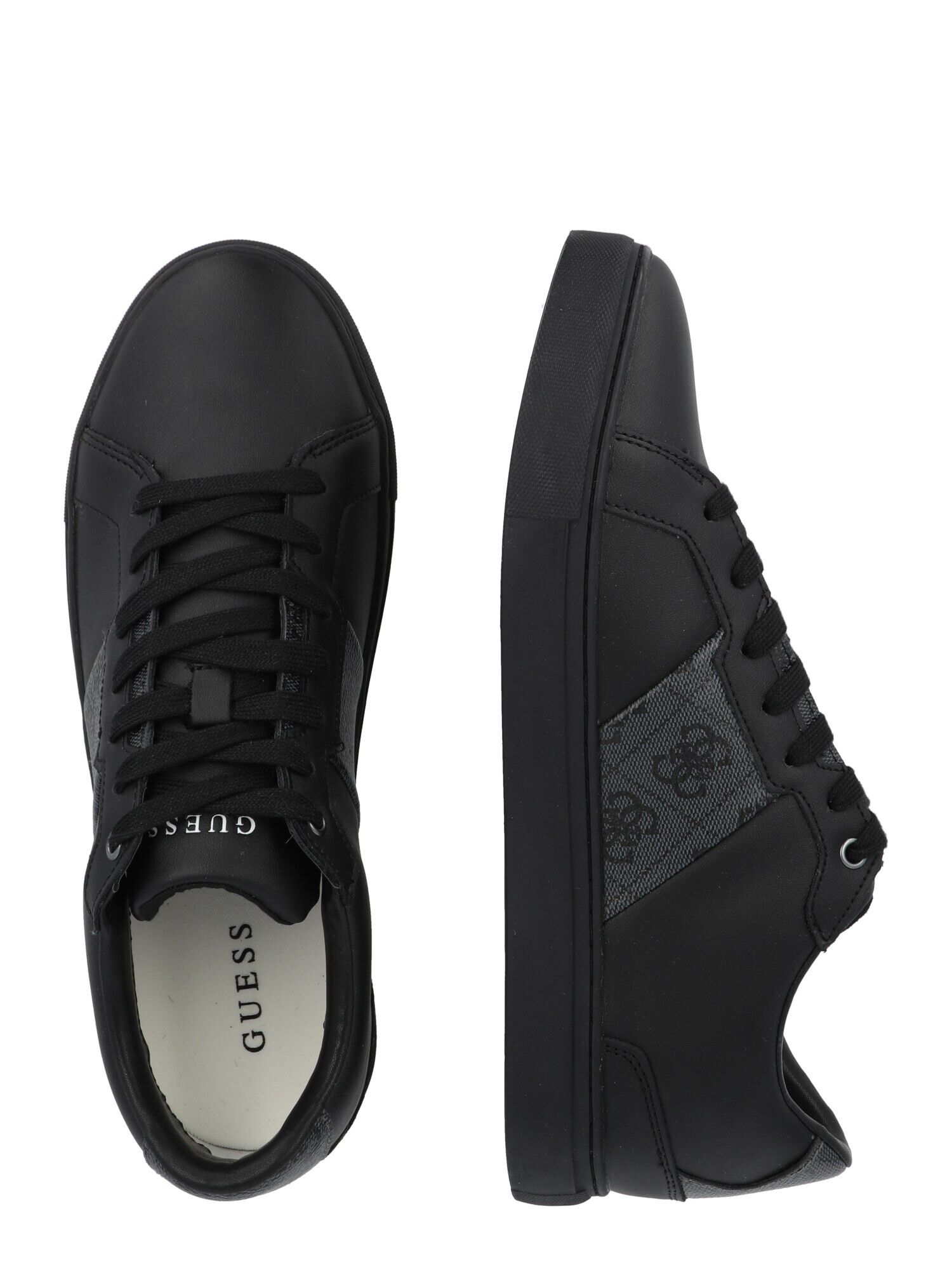 GUESS Sneaker low 'TODI' negru / alb - Pled.ro