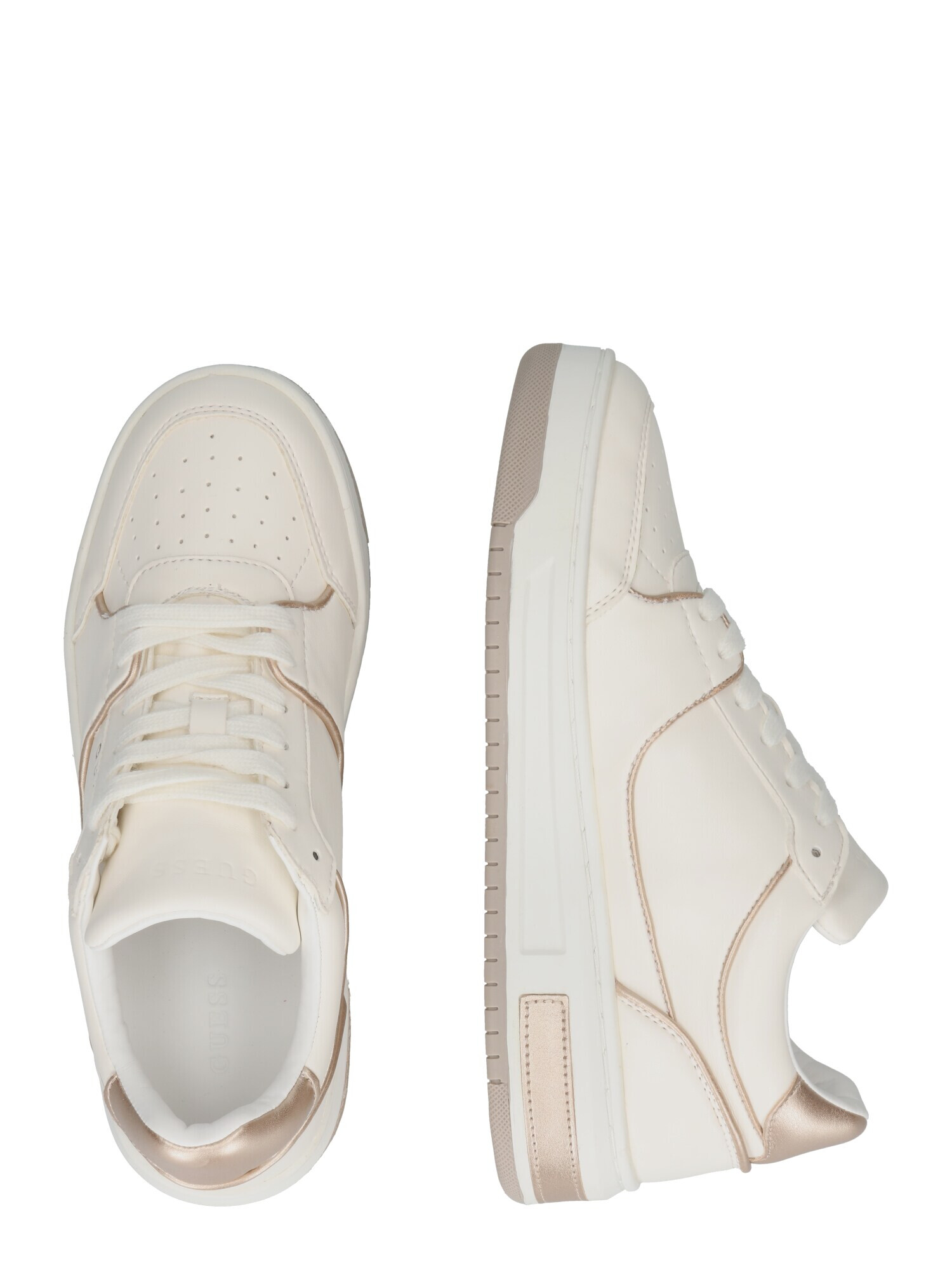 GUESS Sneaker low 'Tokyo' auriu / alb natural - Pled.ro