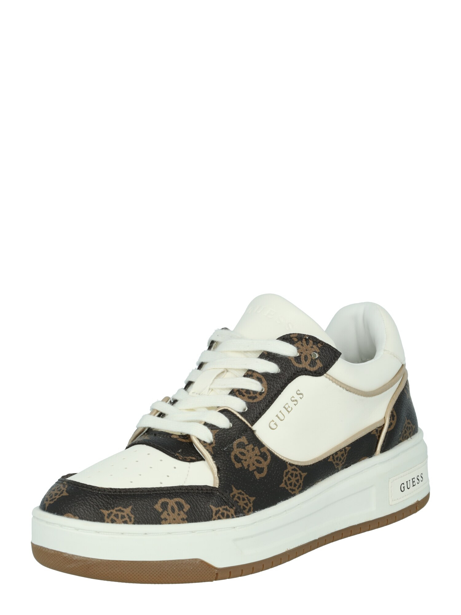 GUESS Sneaker low 'Tokyo' maro / ciocolatiu / alb - Pled.ro