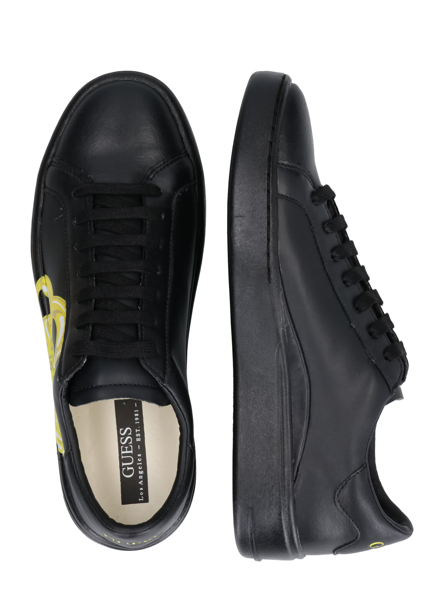 GUESS Sneaker low 'Verona' galben / negru - Pled.ro