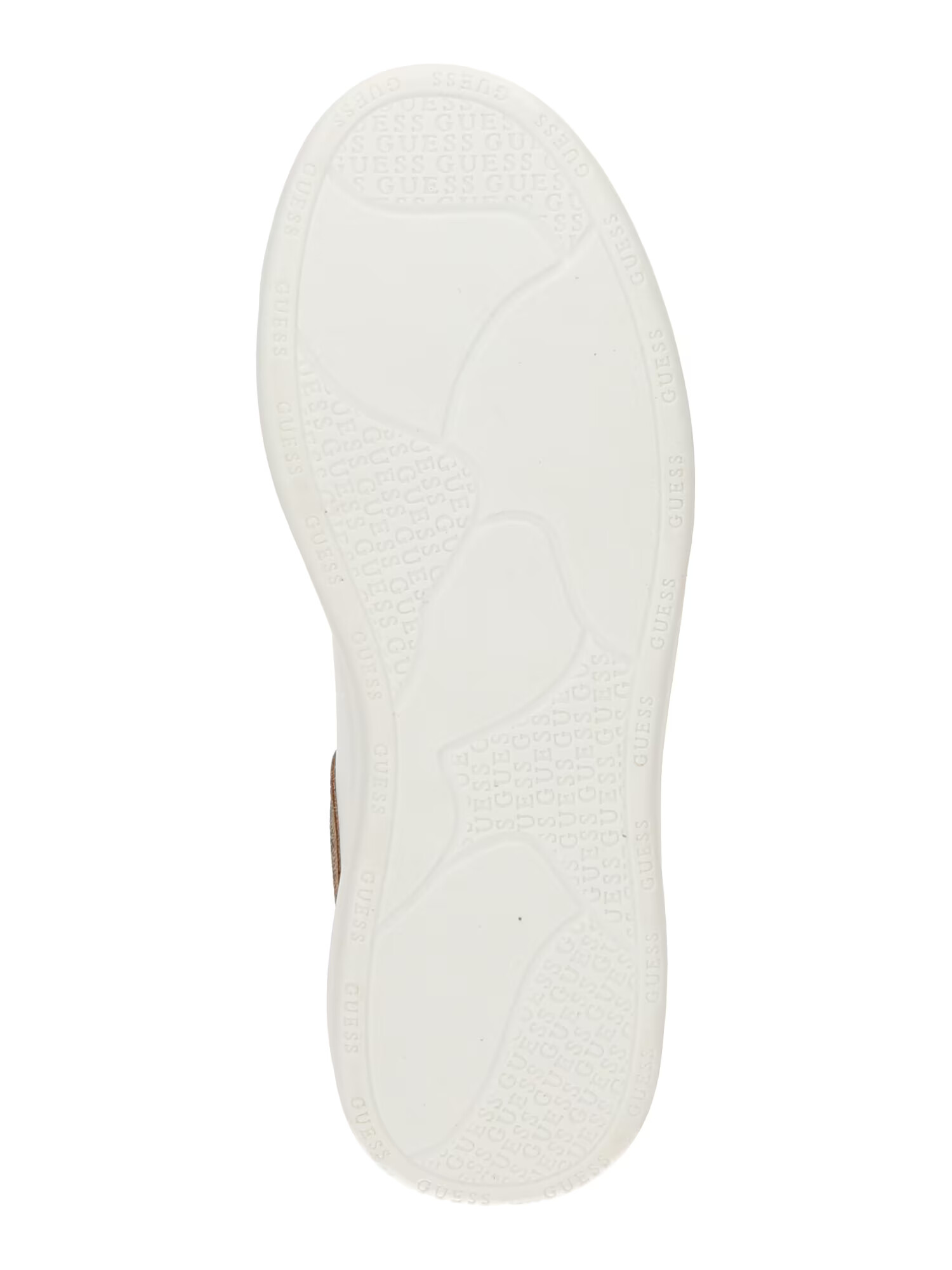 GUESS Sneaker low 'VIBO' maro / alb - Pled.ro