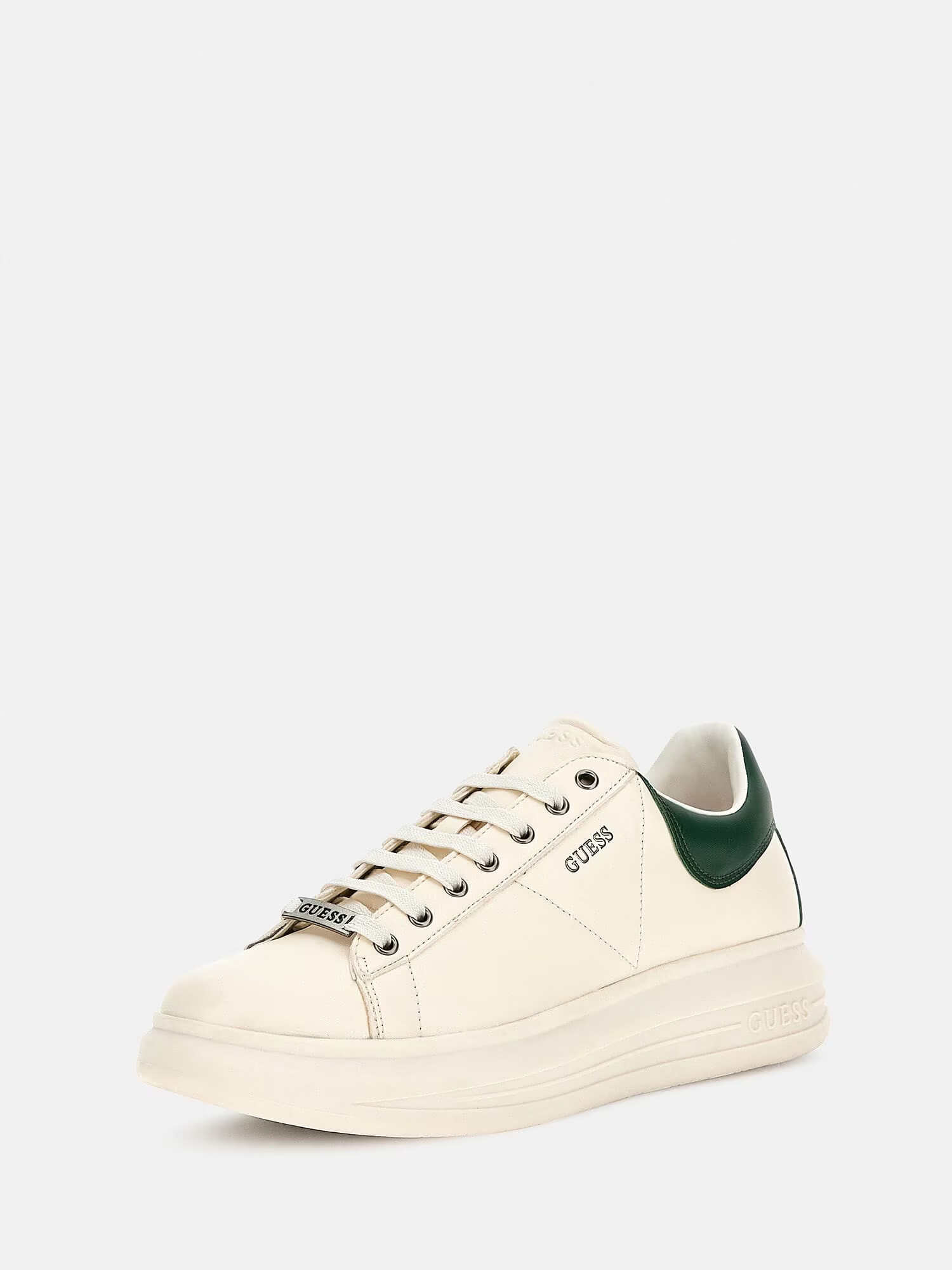 GUESS Sneaker low 'Vibo ' verde / alb - Pled.ro