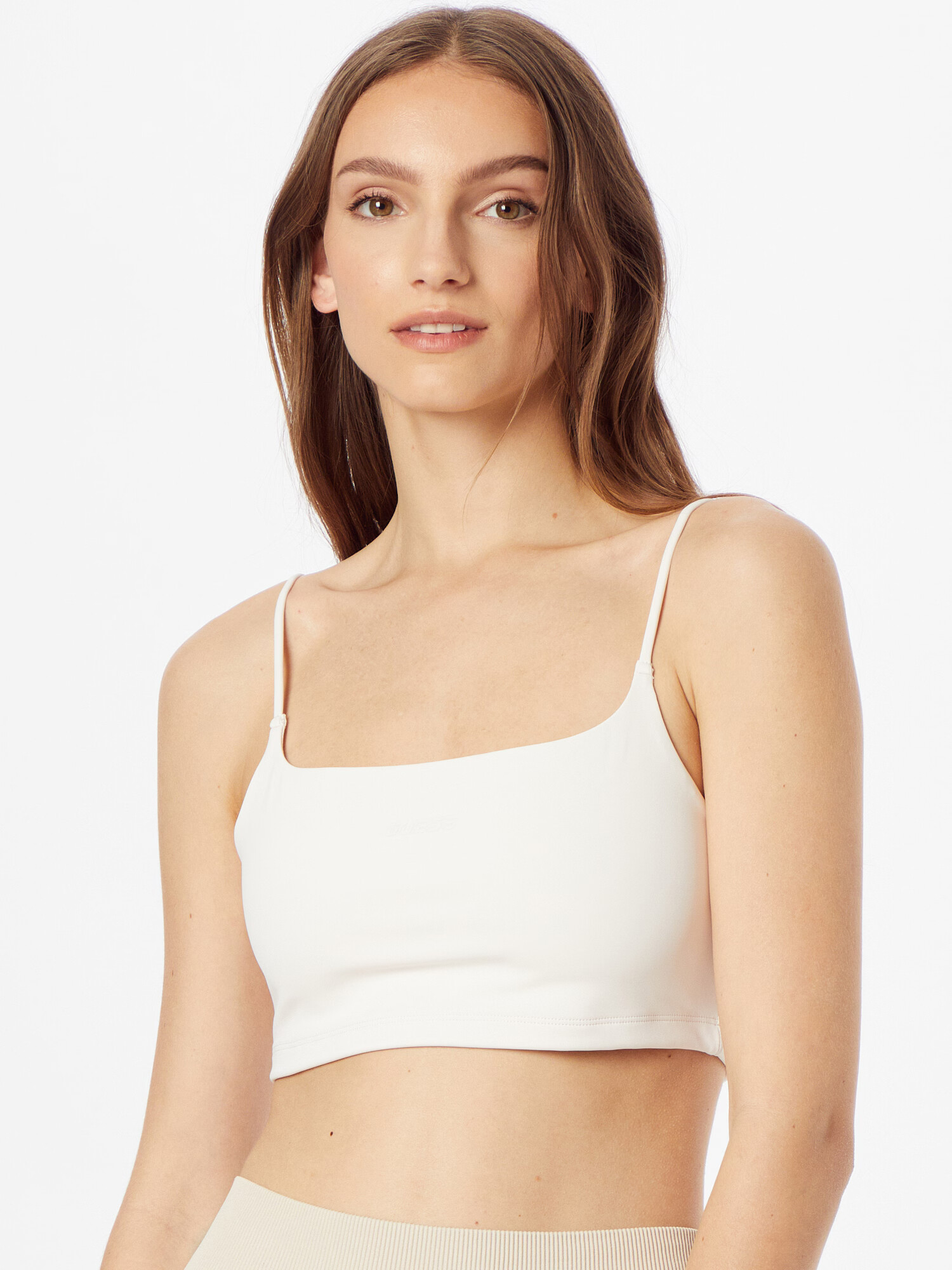 GUESS Sport top 'ALYSHA' crem - Pled.ro