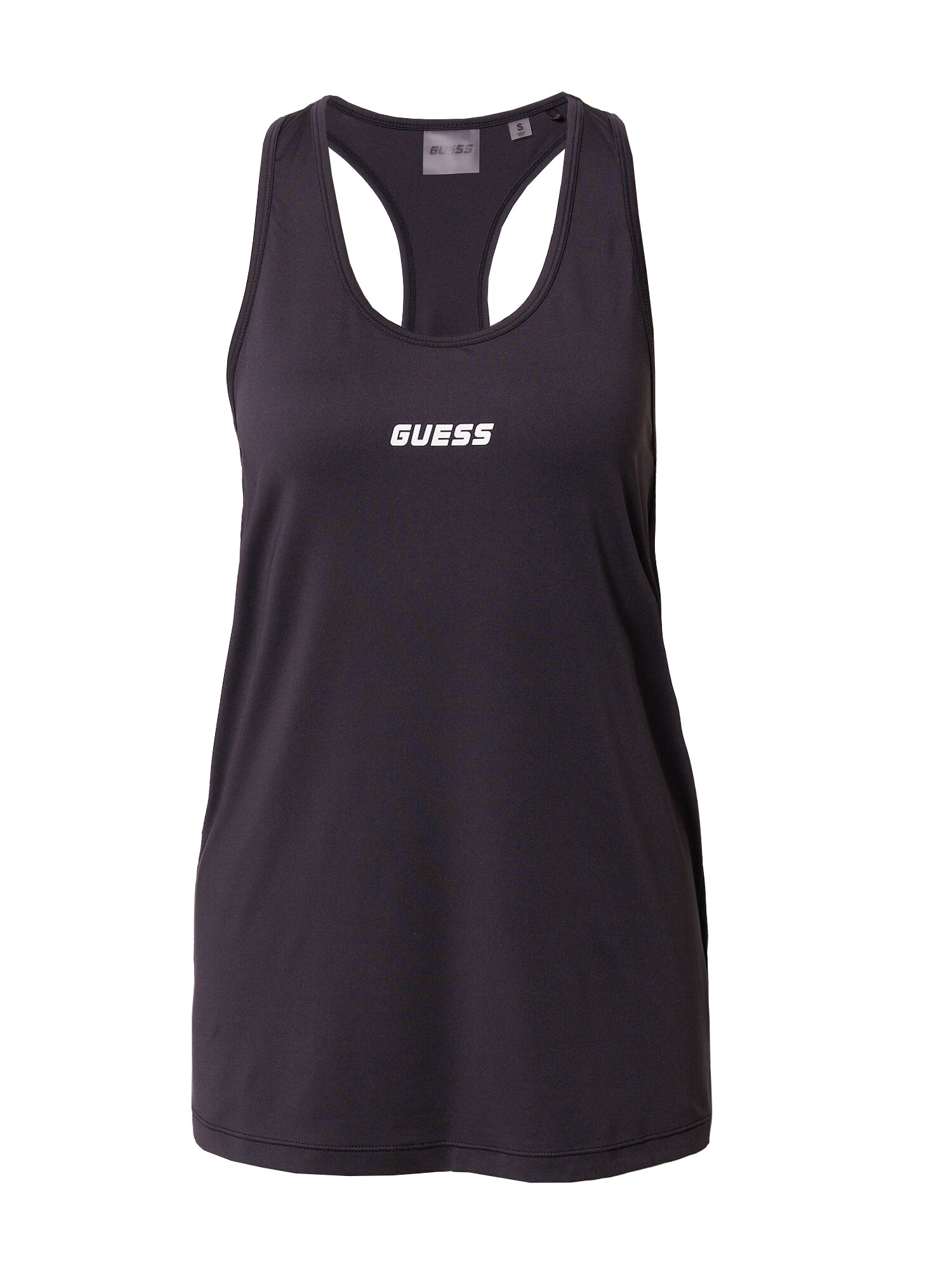 GUESS Sport top negru / alb - Pled.ro