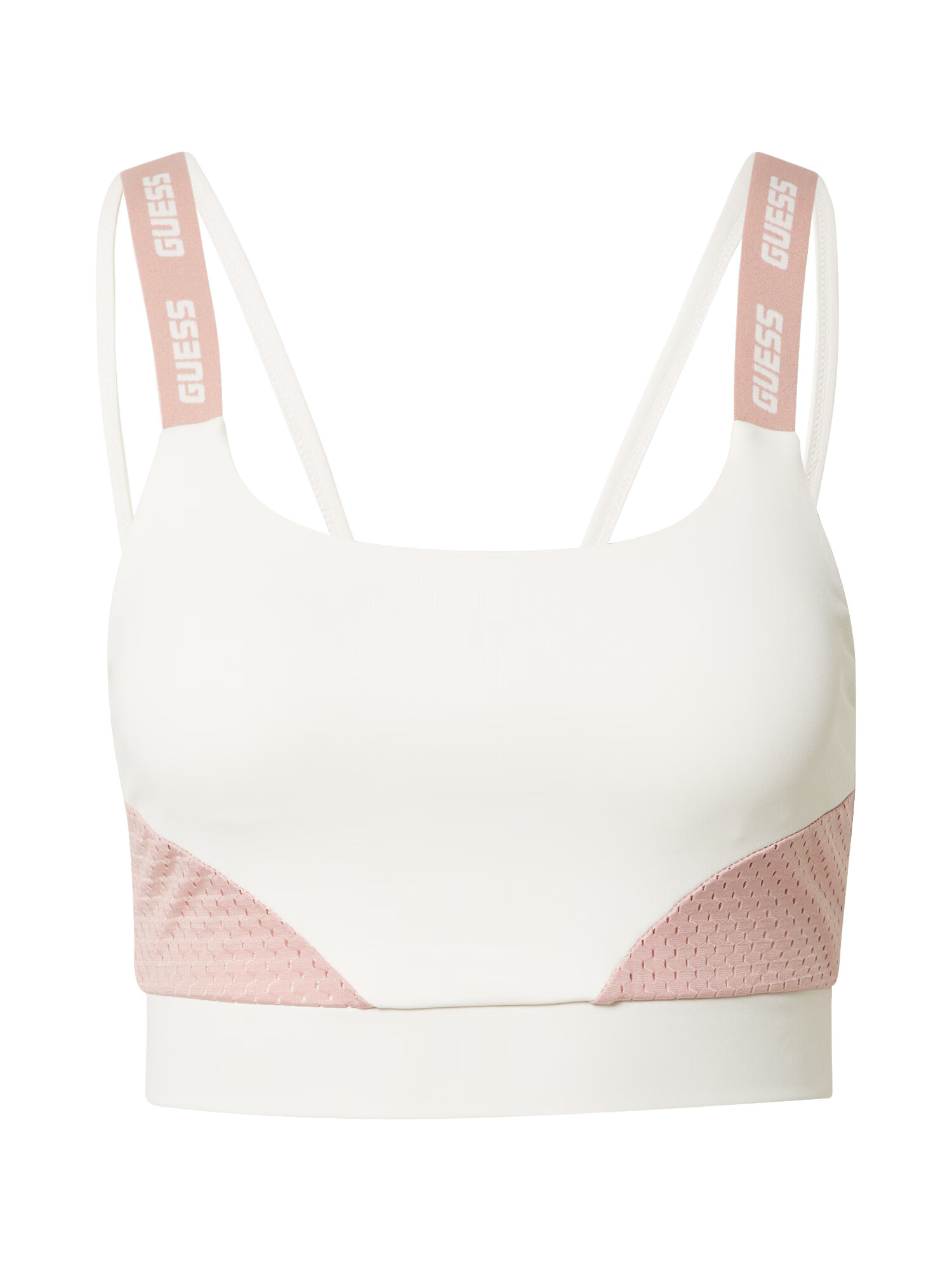 GUESS Sutien sport 'CATHERINE' roz pastel / alb - Pled.ro