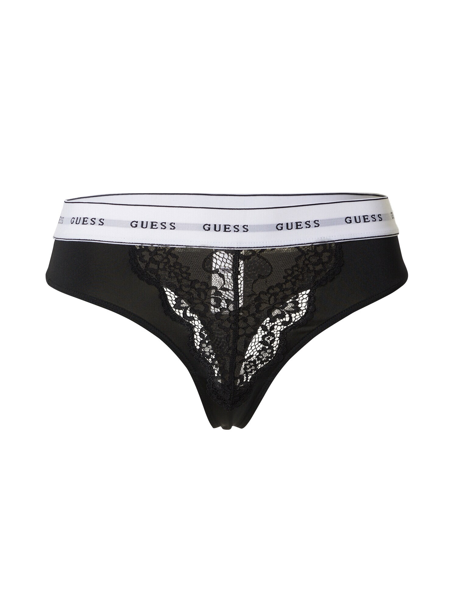 GUESS Tanga negru / alb - Pled.ro