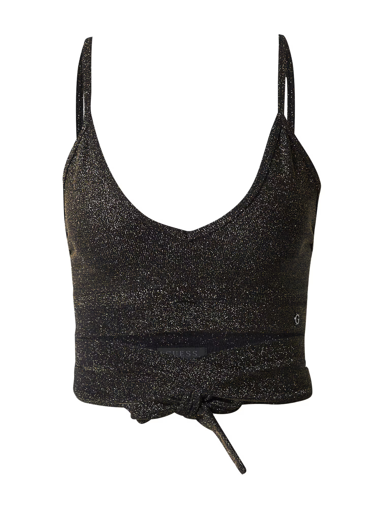 GUESS Top 'ROXY' negru / argintiu - Pled.ro