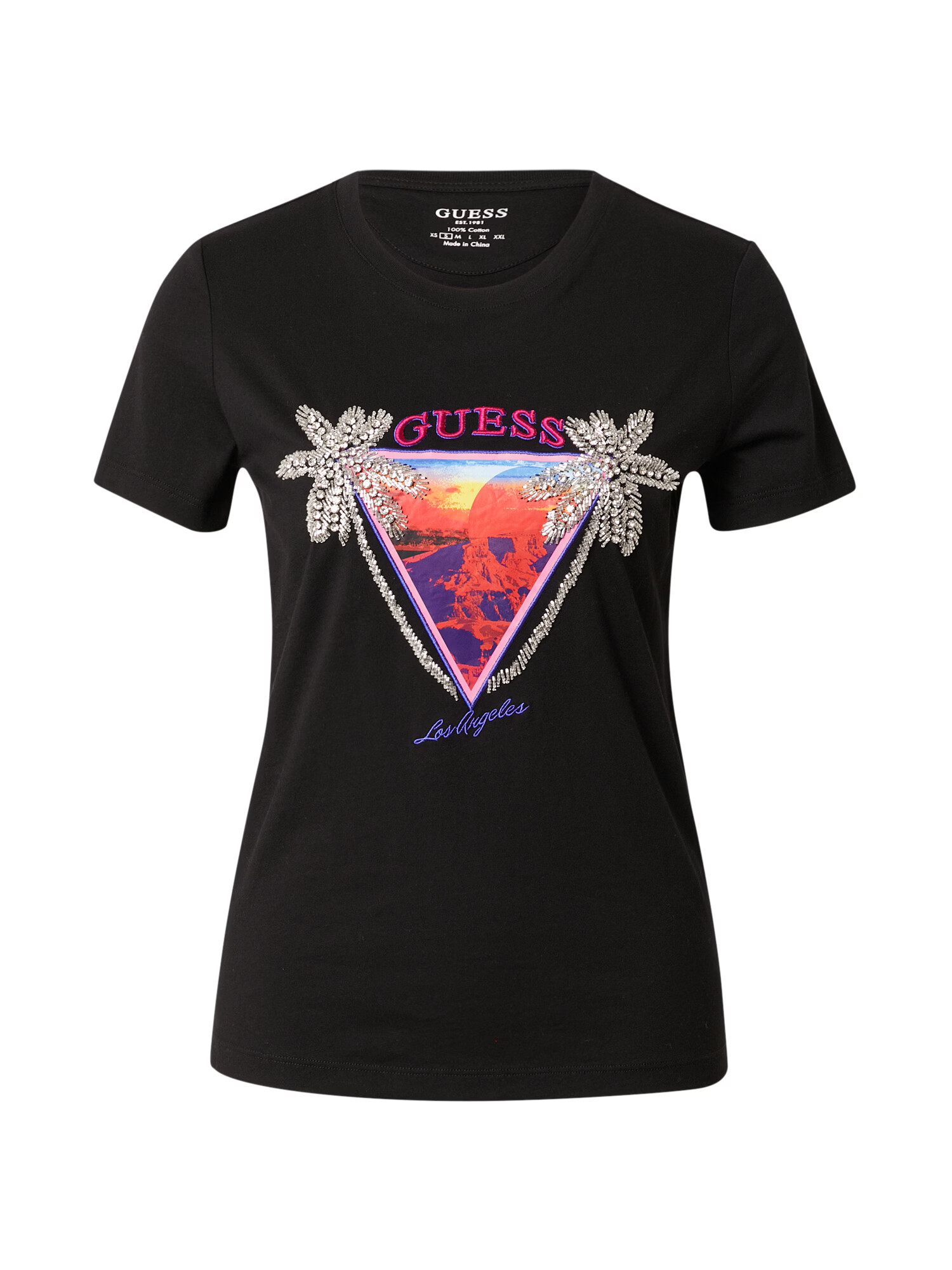 GUESS Tricou 'ADELAJDA ' mai multe culori / negru - Pled.ro