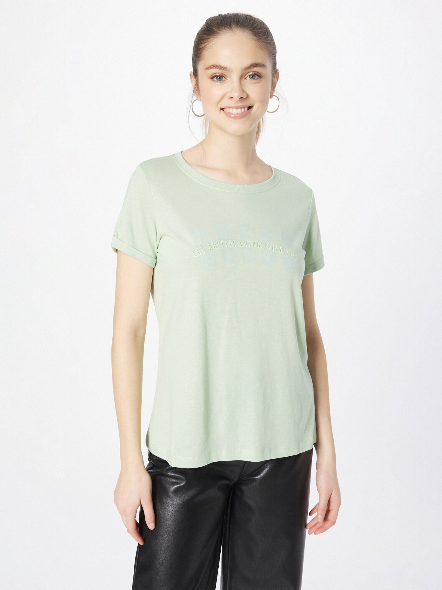 GUESS Tricou 'AGATA' verde mentă - Pled.ro