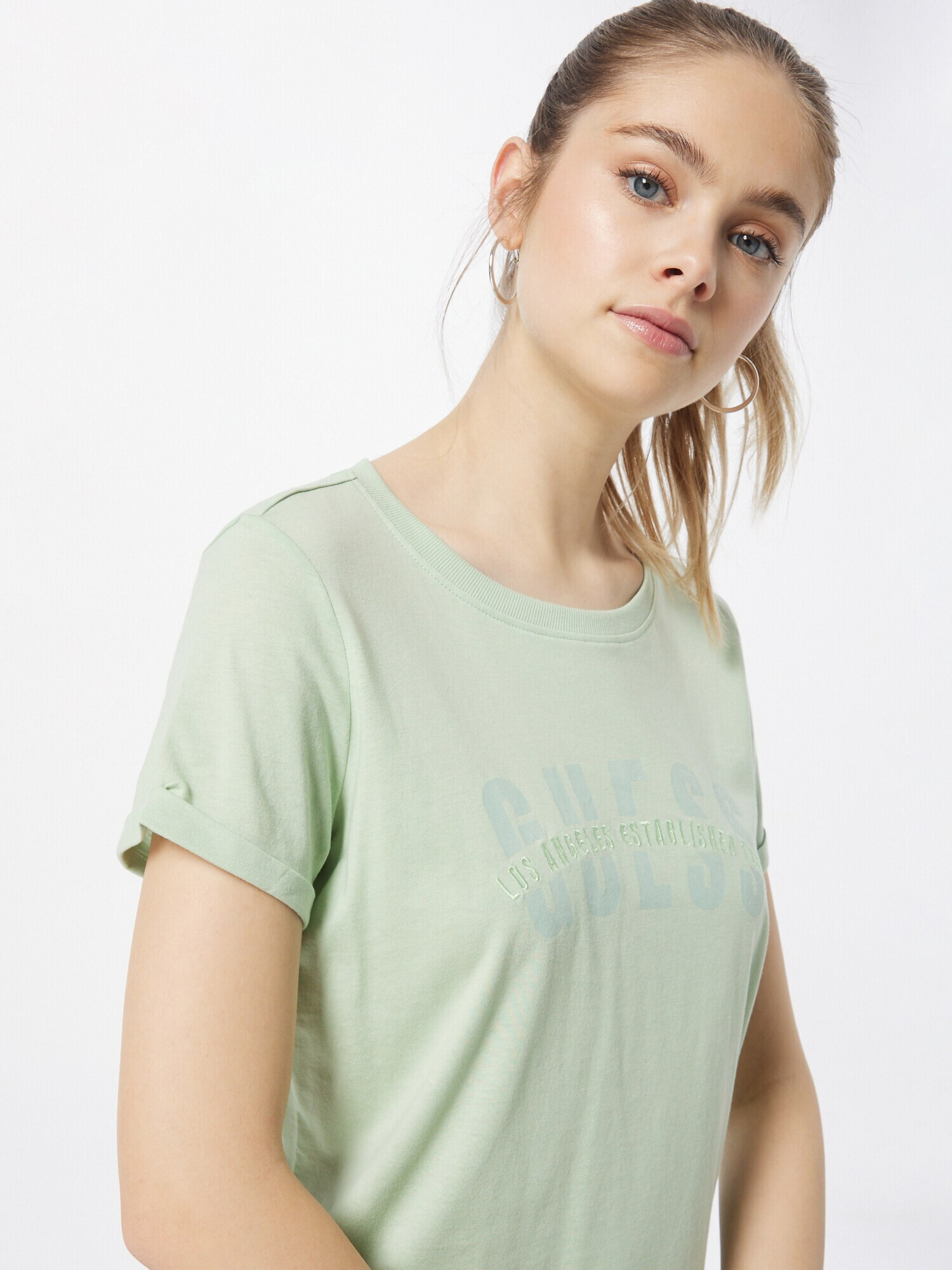 GUESS Tricou 'AGATA' verde mentă - Pled.ro