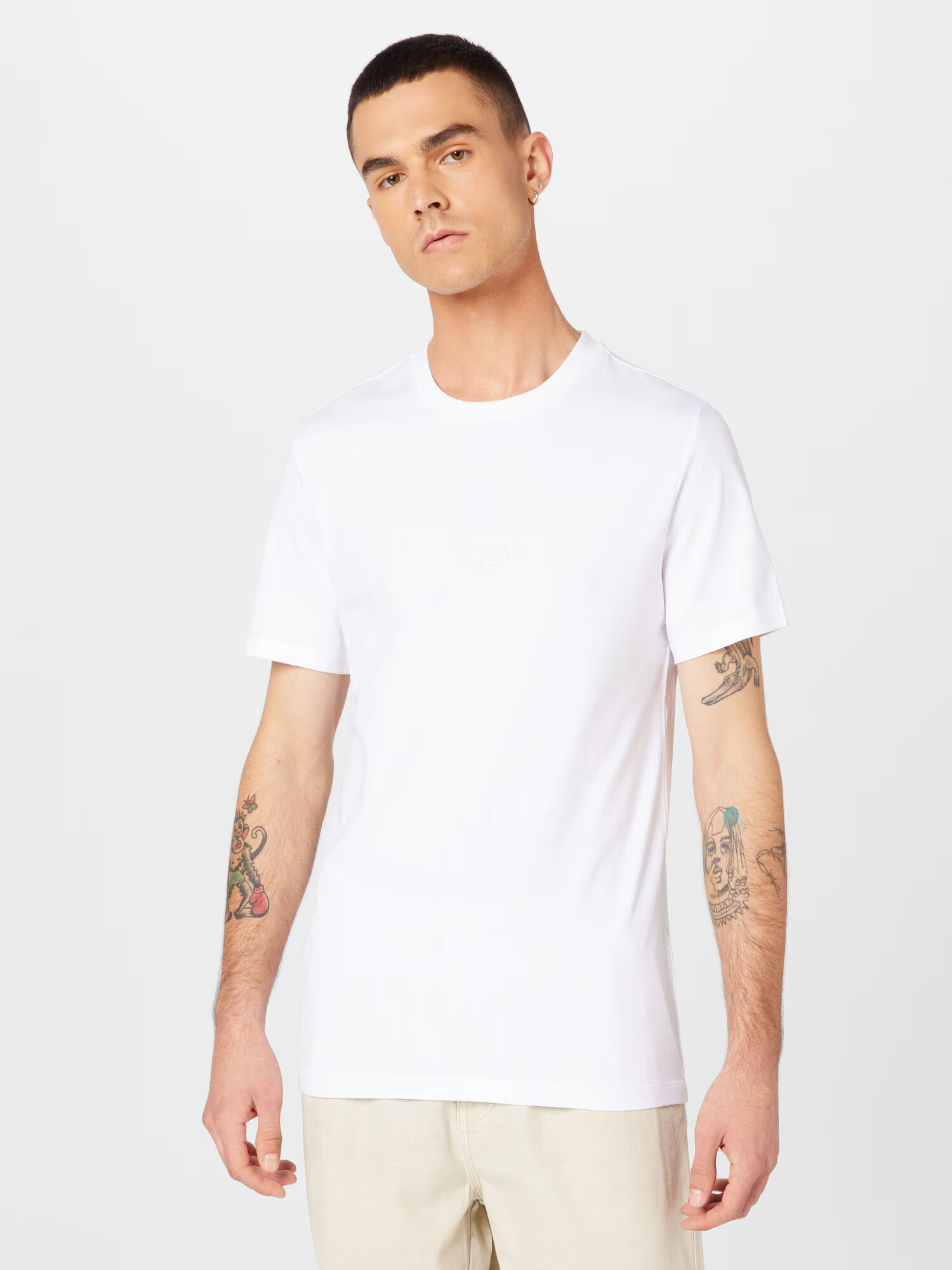 GUESS Tricou 'AIDY' alb - Pled.ro