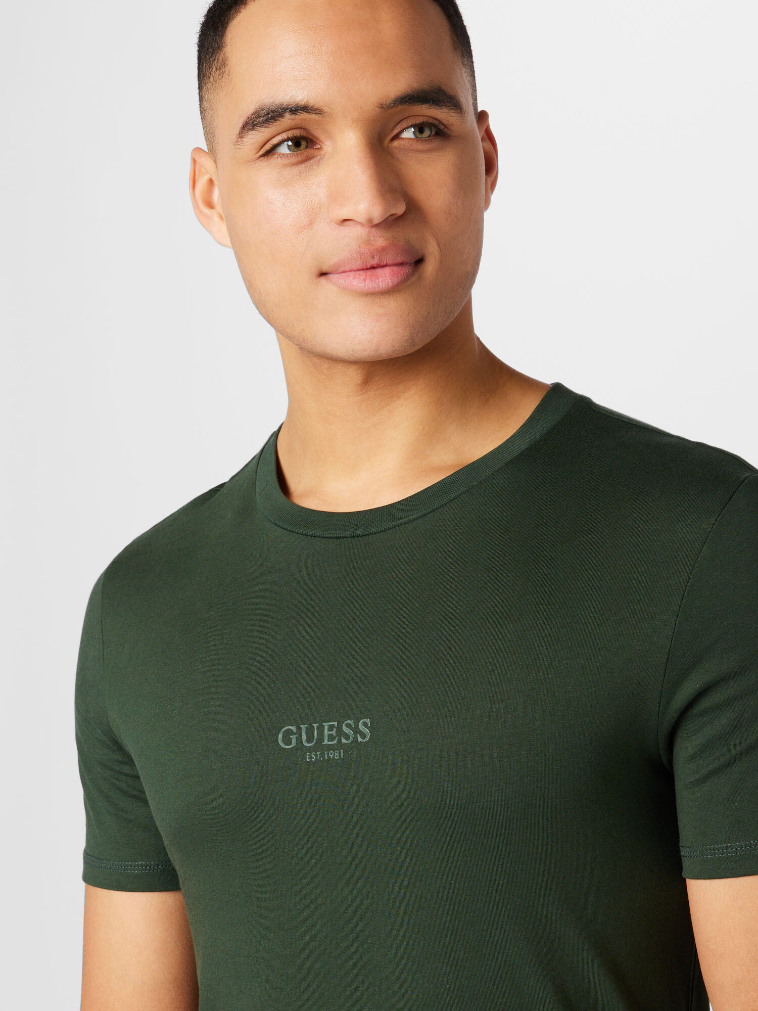 GUESS Tricou 'Aidy' verde închis - Pled.ro