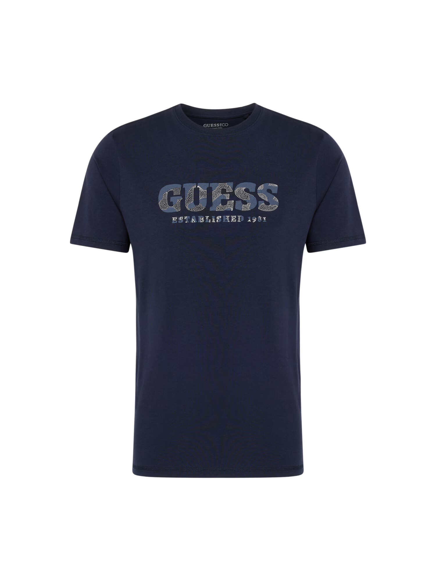 GUESS Tricou albastru fumuriu / albastru închis / alb - Pled.ro