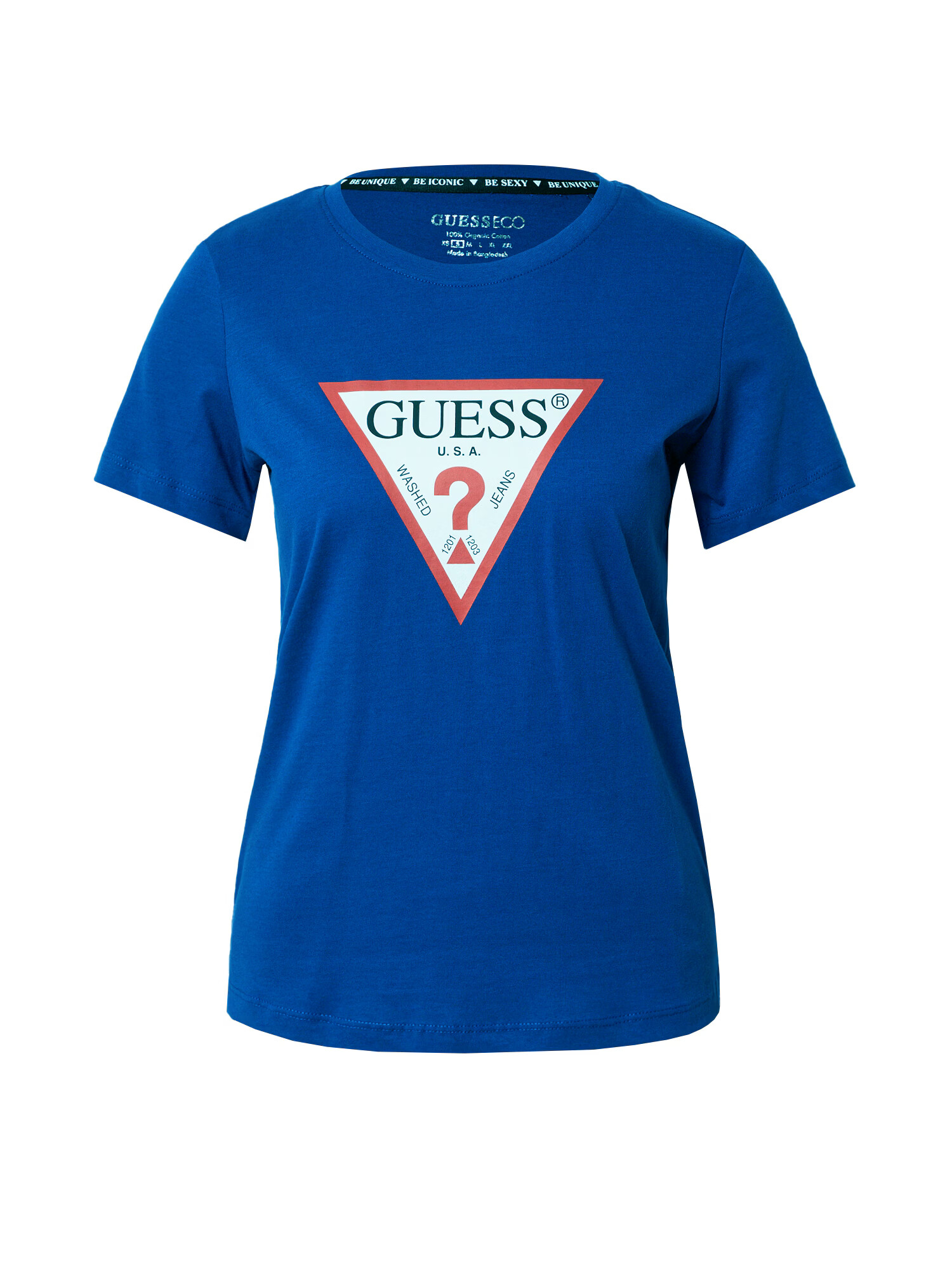 GUESS Tricou albastru / roșu / negru / alb - Pled.ro