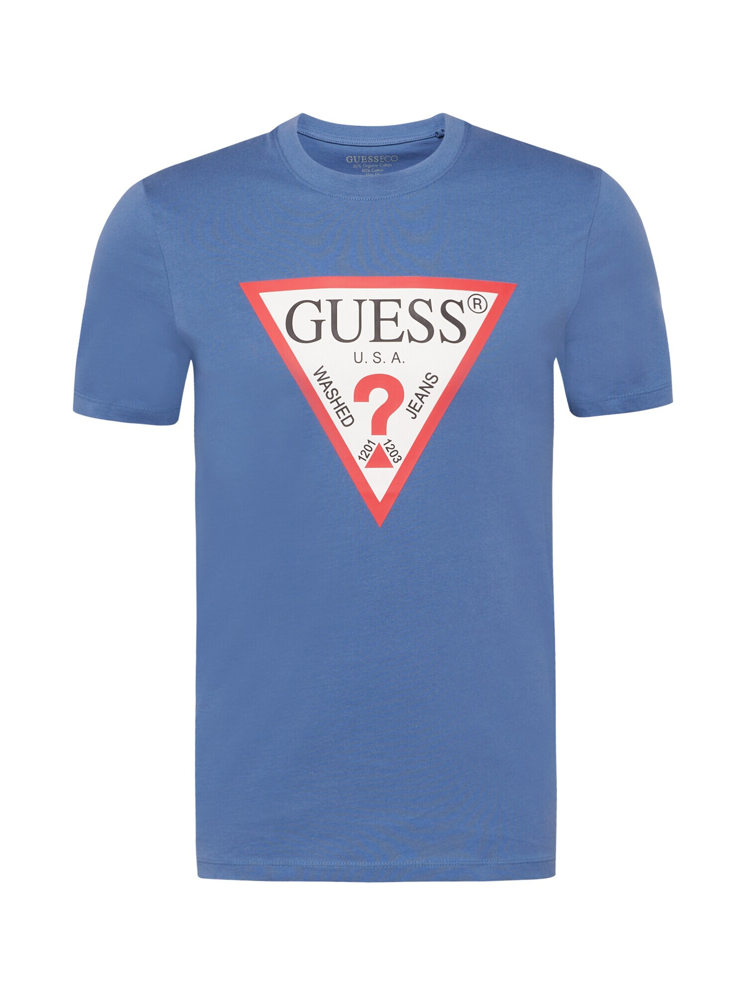 GUESS Tricou albastru / roșu / negru / alb - Pled.ro