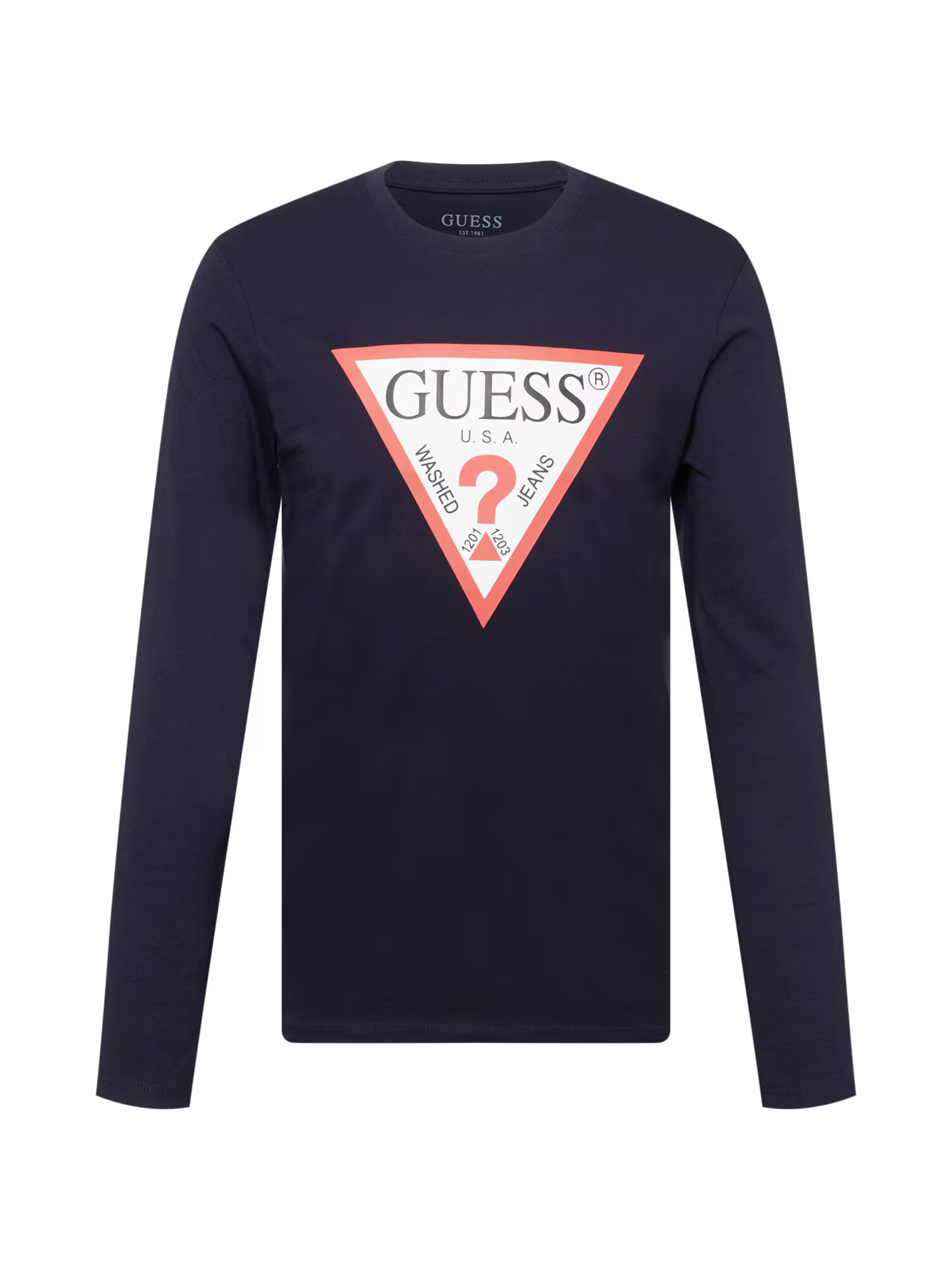 GUESS Tricou bleumarin / roșu / negru / alb - Pled.ro