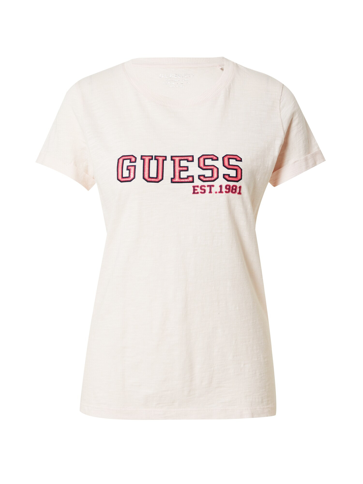 GUESS Tricou bleumarin / roz / roz pastel - Pled.ro