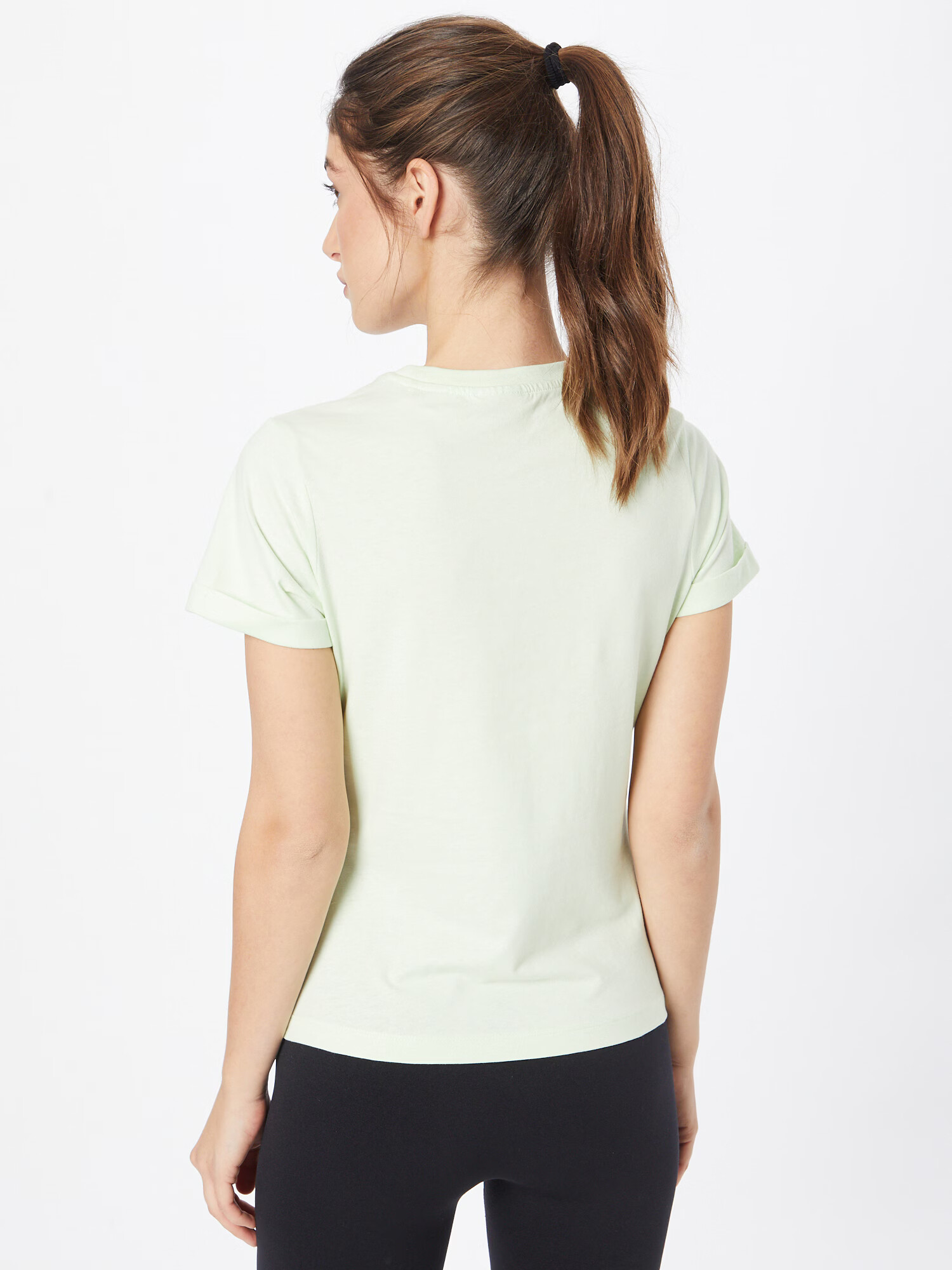 GUESS Tricou 'Esther' verde pastel / alb - Pled.ro