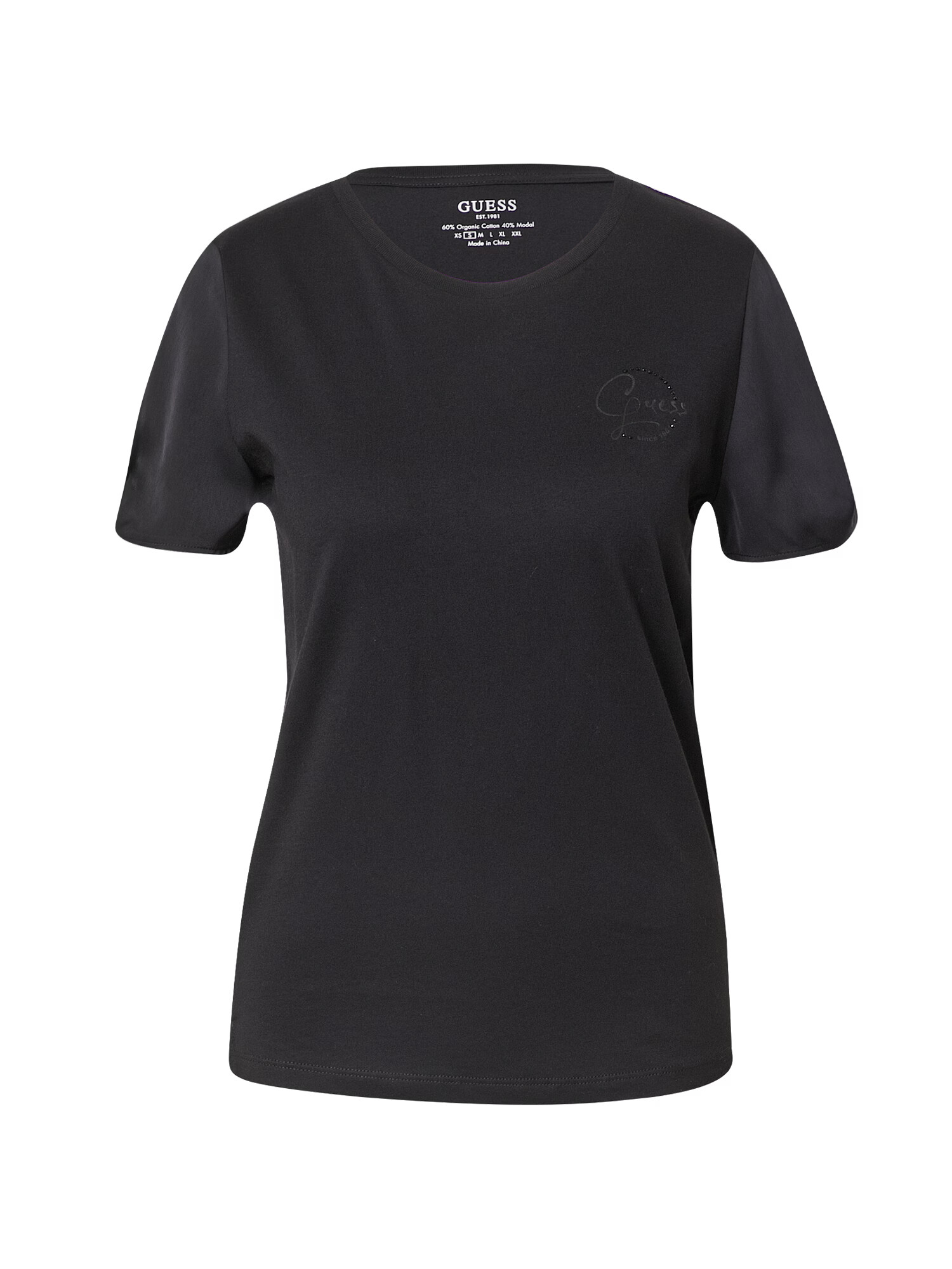 GUESS Tricou 'Geeta' gri / negru - Pled.ro