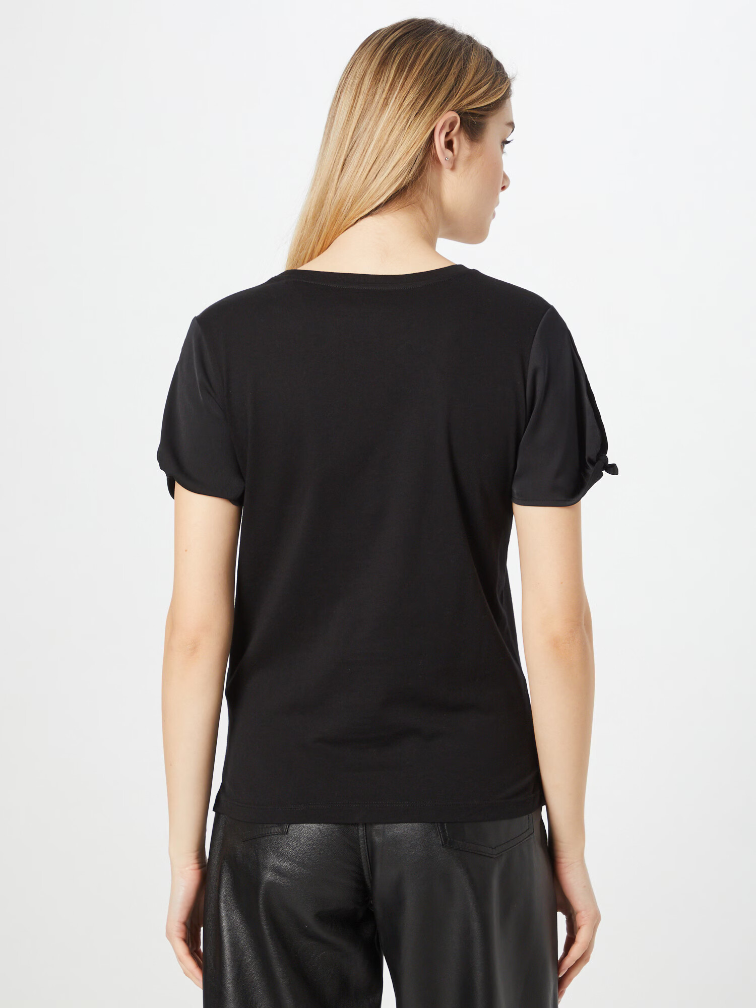 GUESS Tricou 'Geeta' gri / negru - Pled.ro