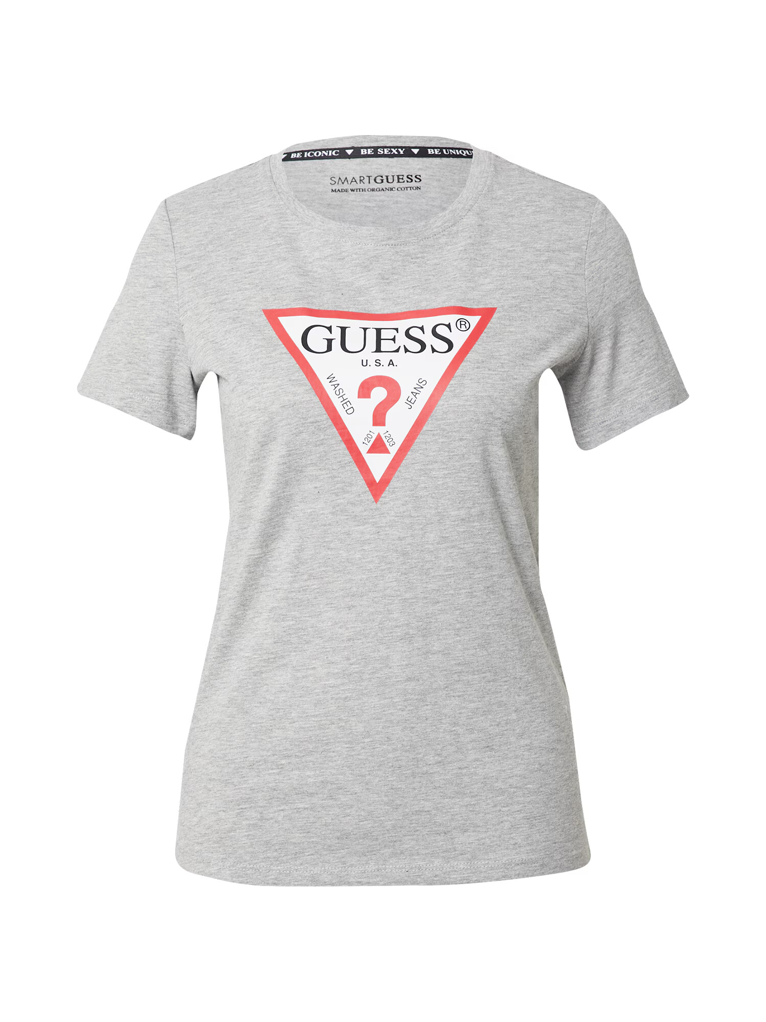 GUESS Tricou gri amestecat / roșu / alb - Pled.ro